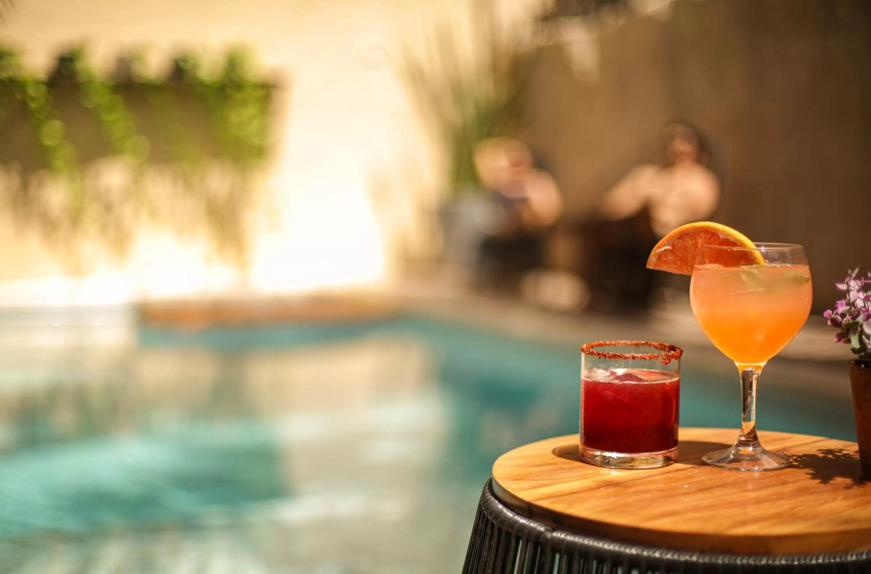 Swimming pool in Hotel Sur Bacalar