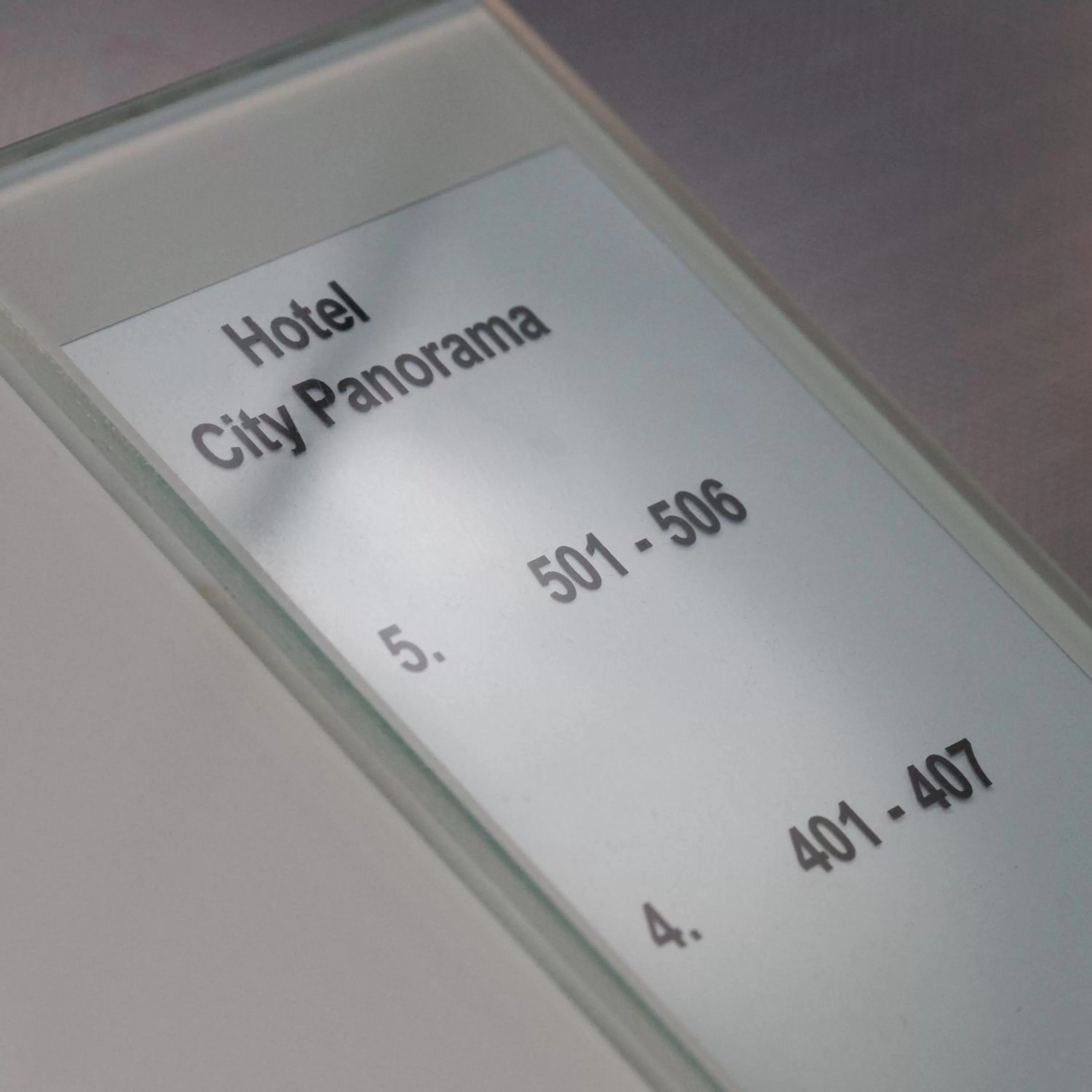 Decorative detail in Hotel City Panorama