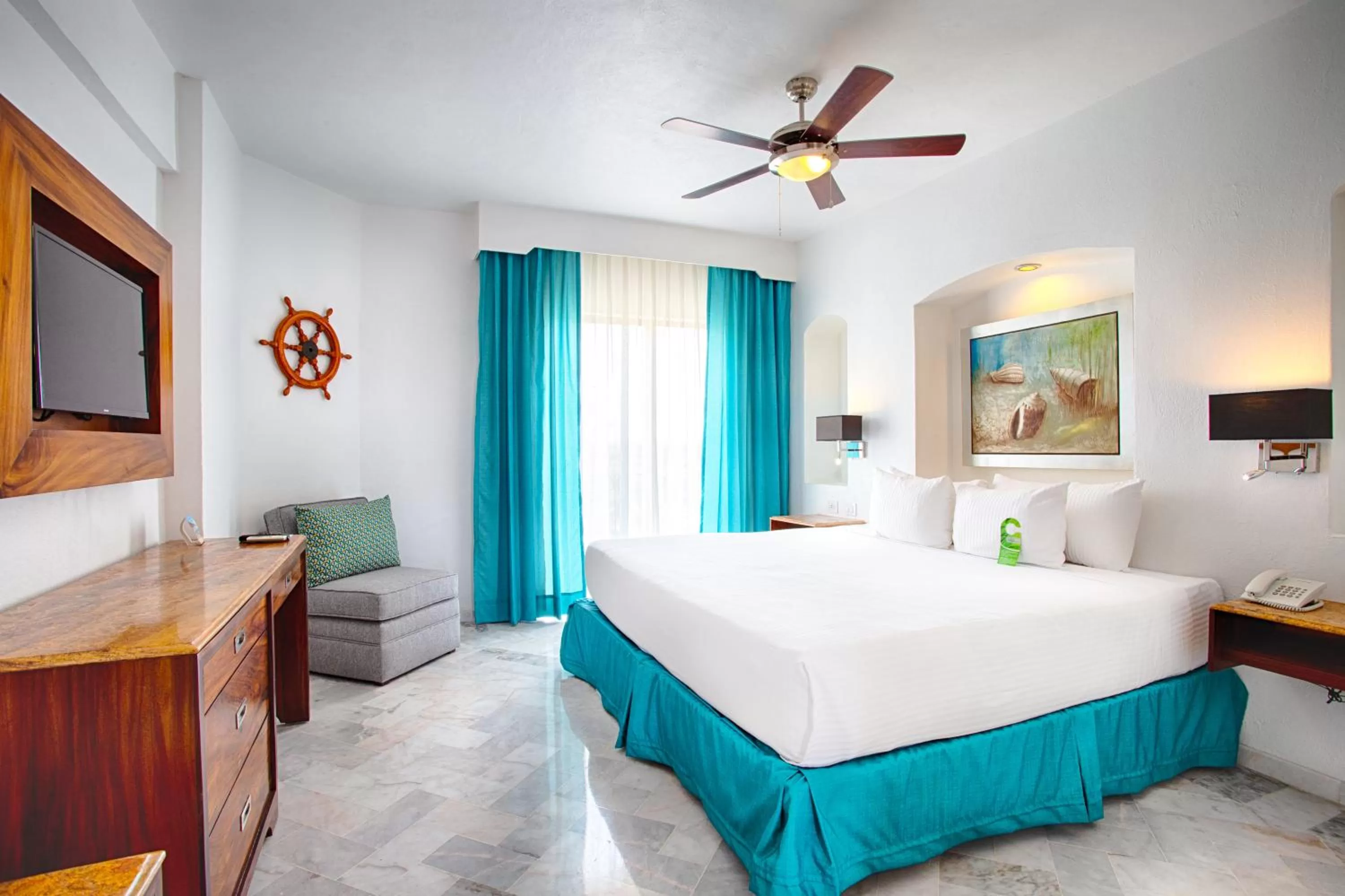 TV and multimedia, Bed in Vamar Vallarta All Inclusive Marina & Beach Resort