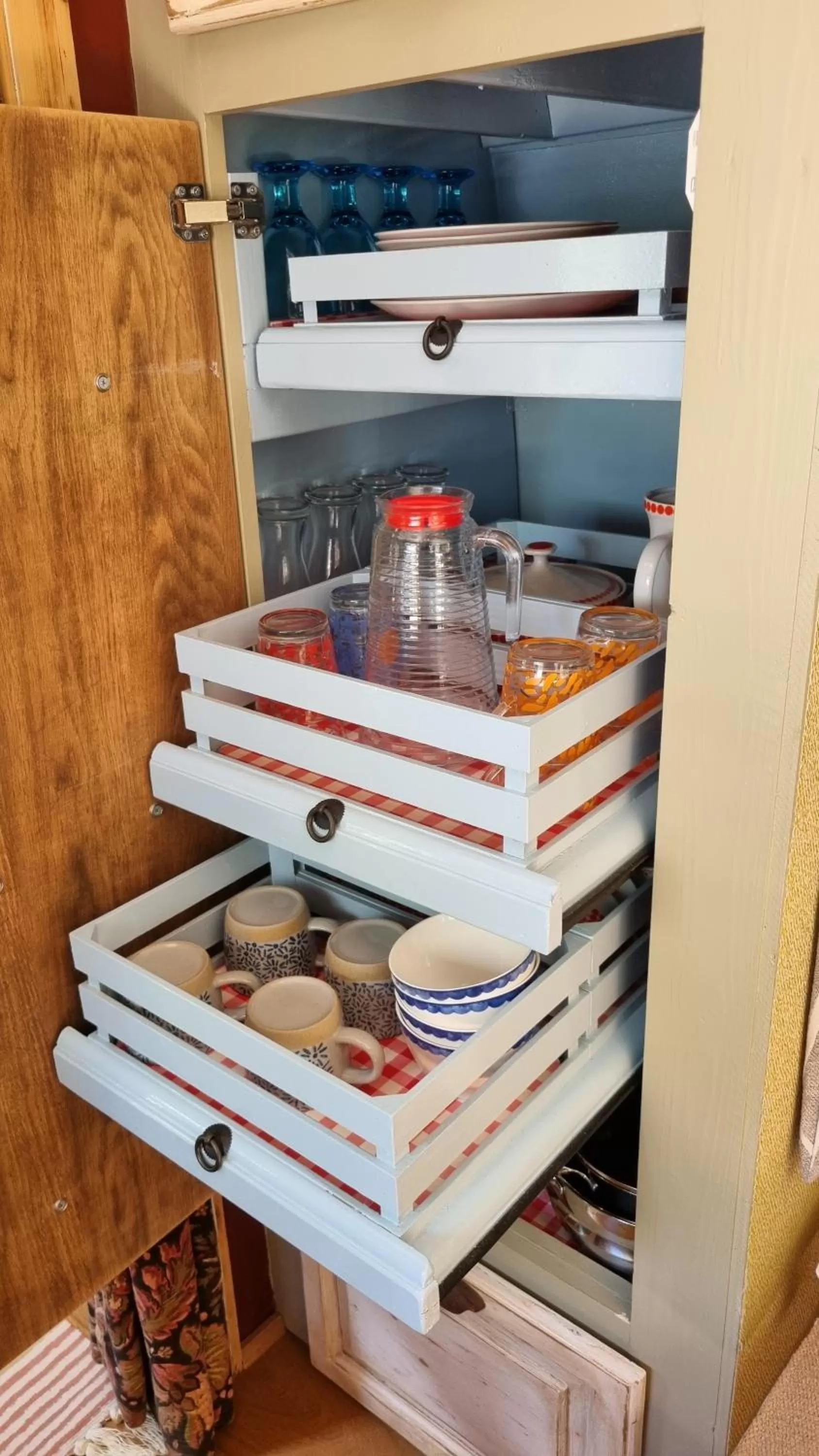 kitchen in AirstreamNB