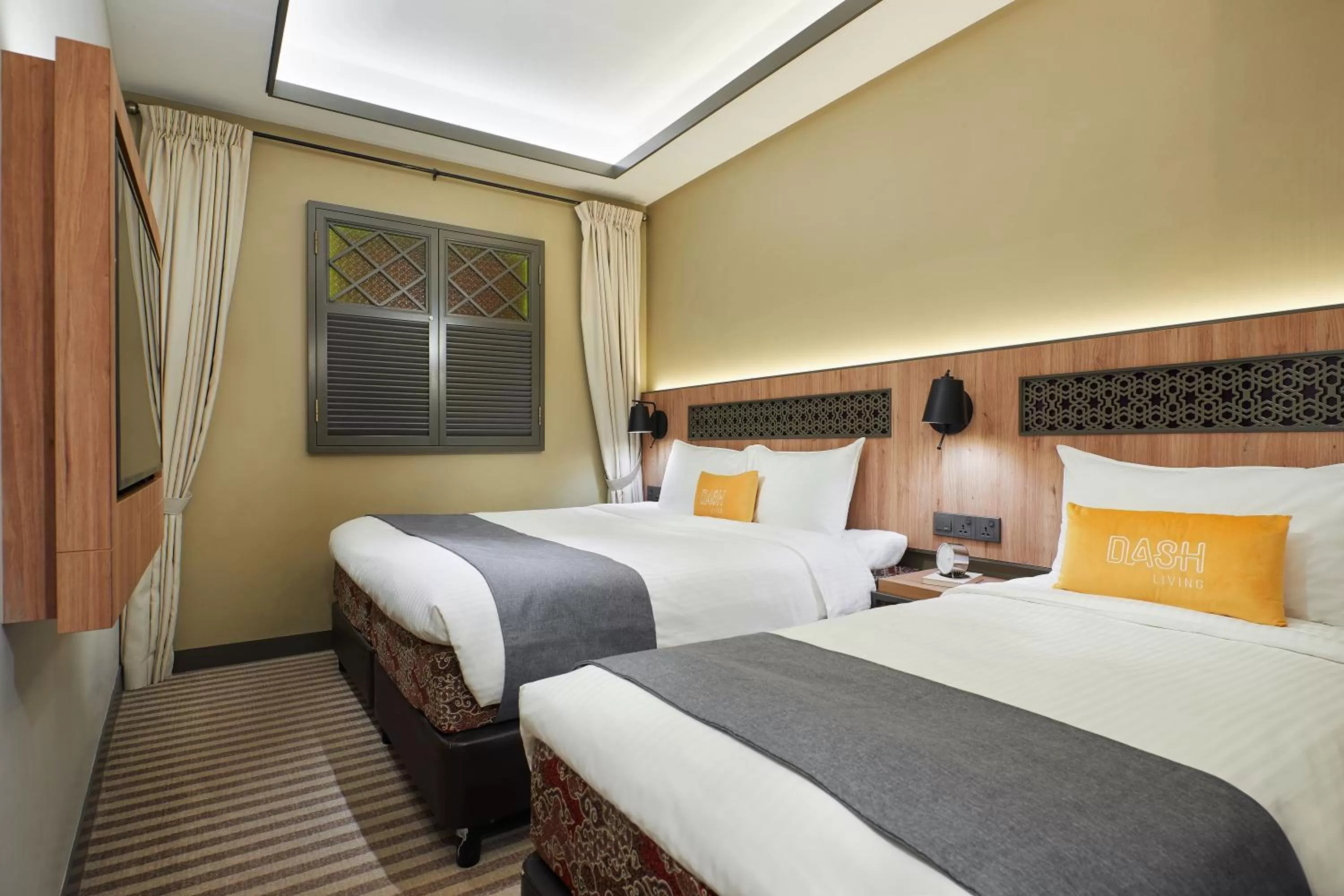 Bedroom, Bed in Dash Living Rochor