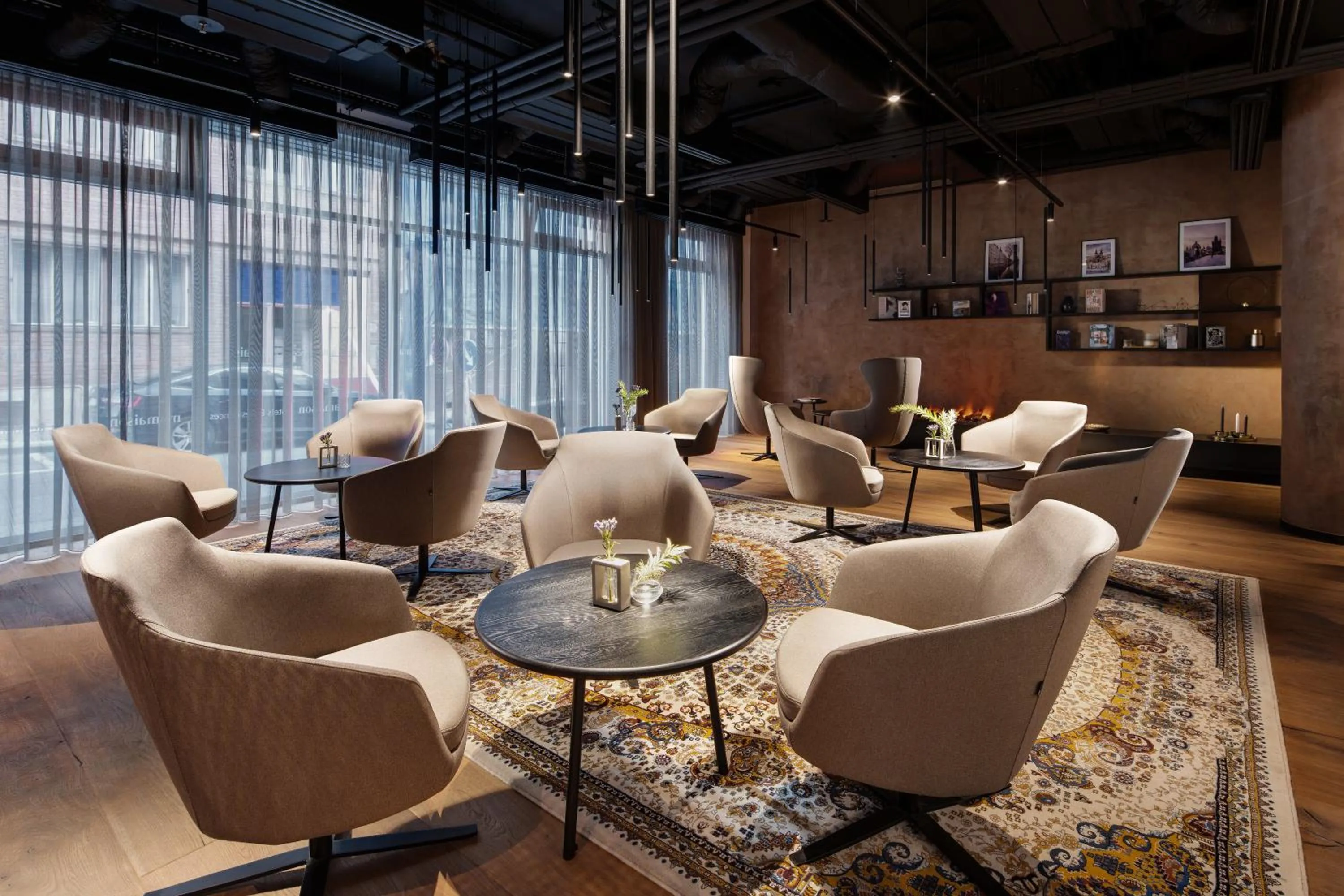 Lounge or bar in Mamaison Residence Downtown Prague