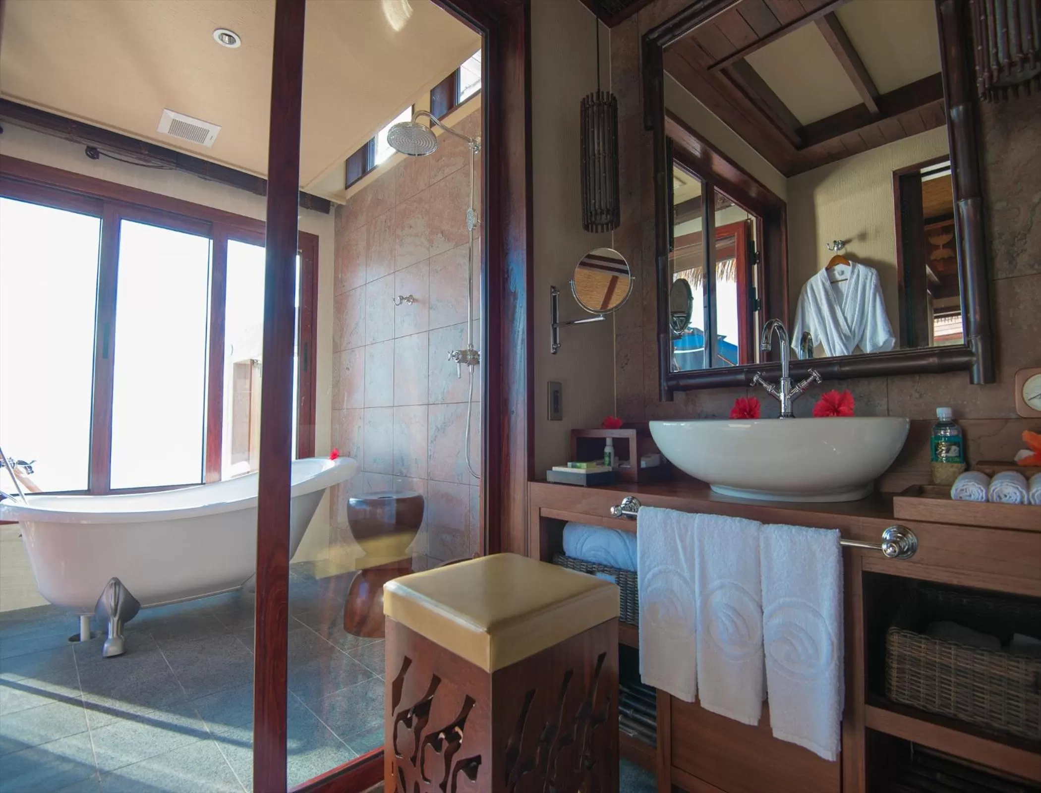 Bathroom in Palau Pacific Resort