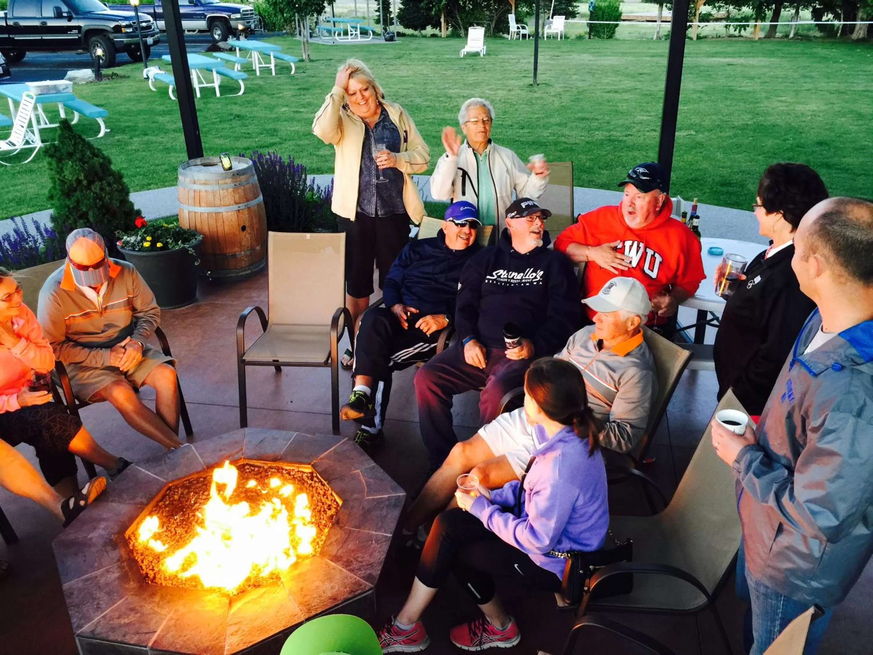 Patio in Mountain View Lodge