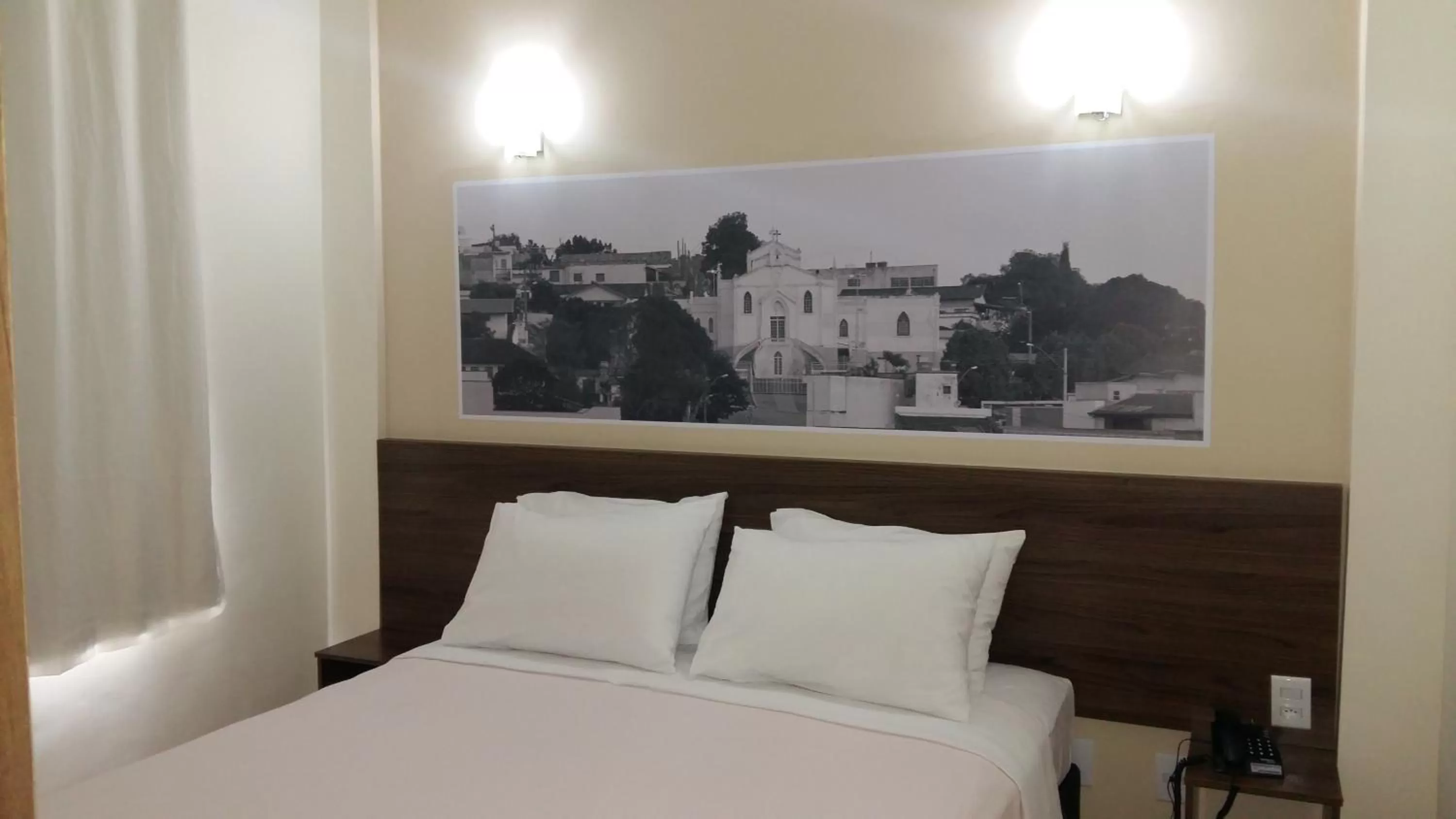 Bed in Hotel Pit Stop Oliveira-MG