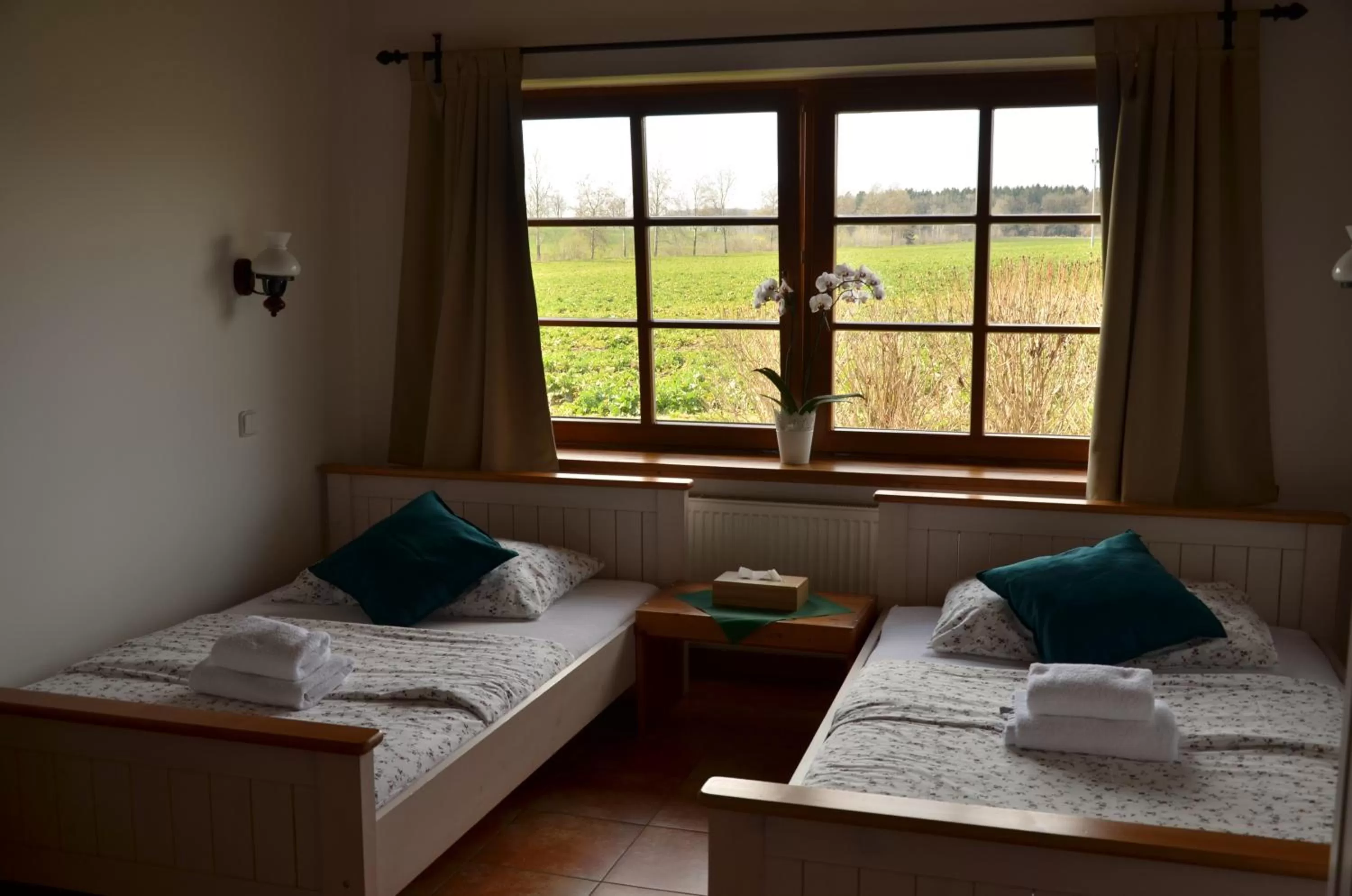 Bed in Hotel Na Statku Mirošov