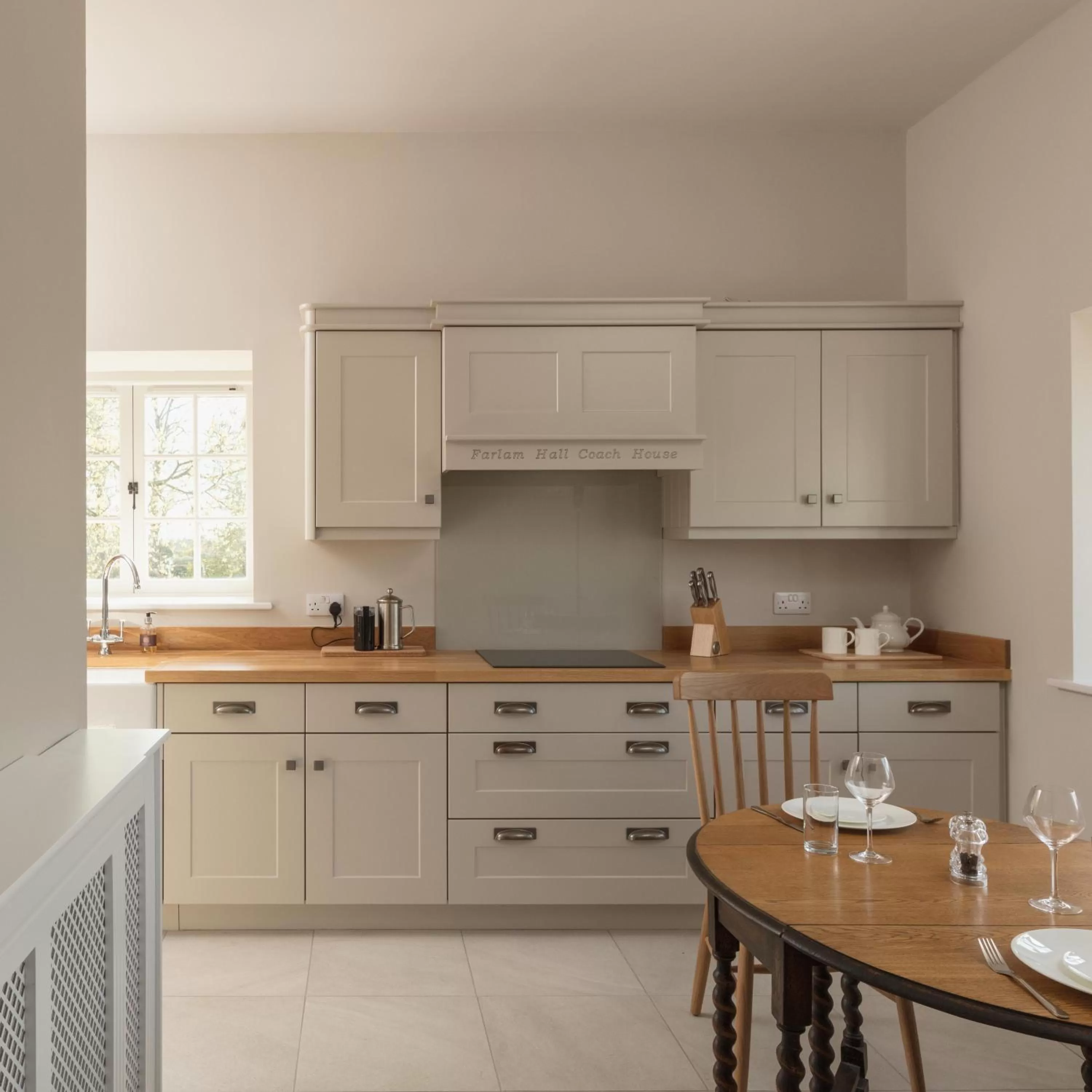 Kitchen or kitchenette in Farlam Hall Hotel & Restaurant