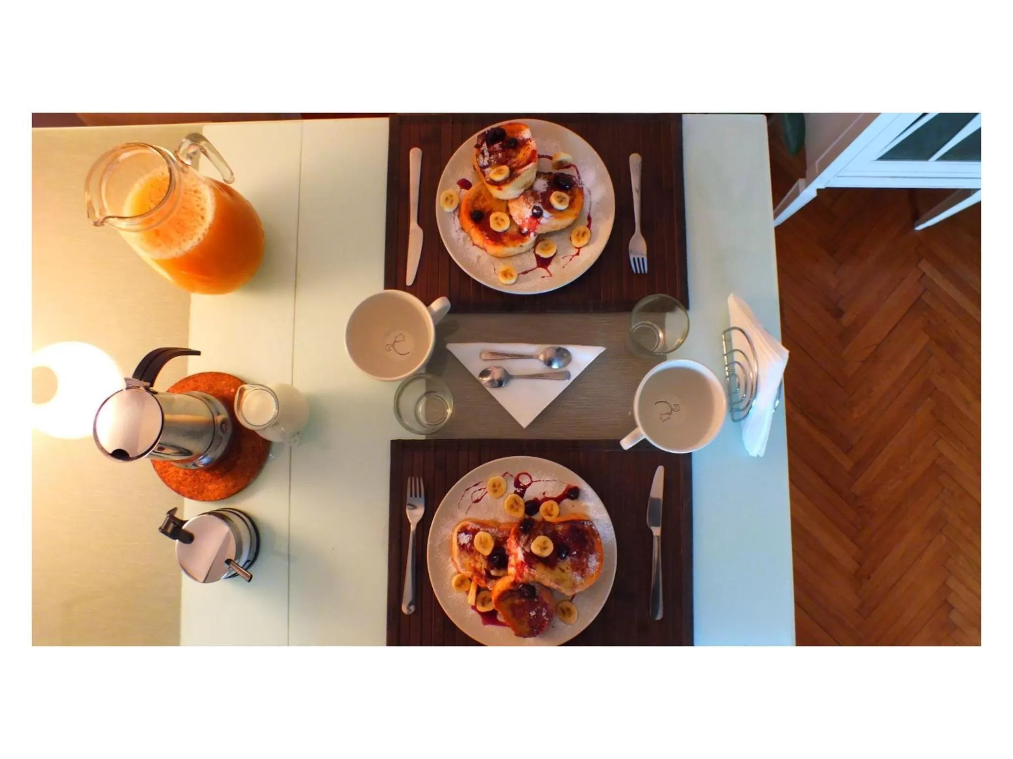 Food and drinks in B&B Girasole