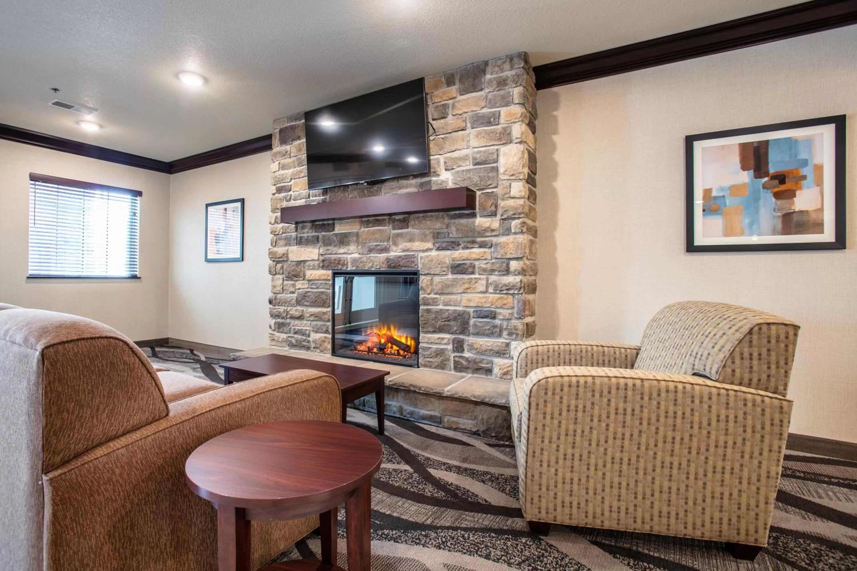 Lobby or reception in Cobblestone Inn & Suites - Pine Bluffs