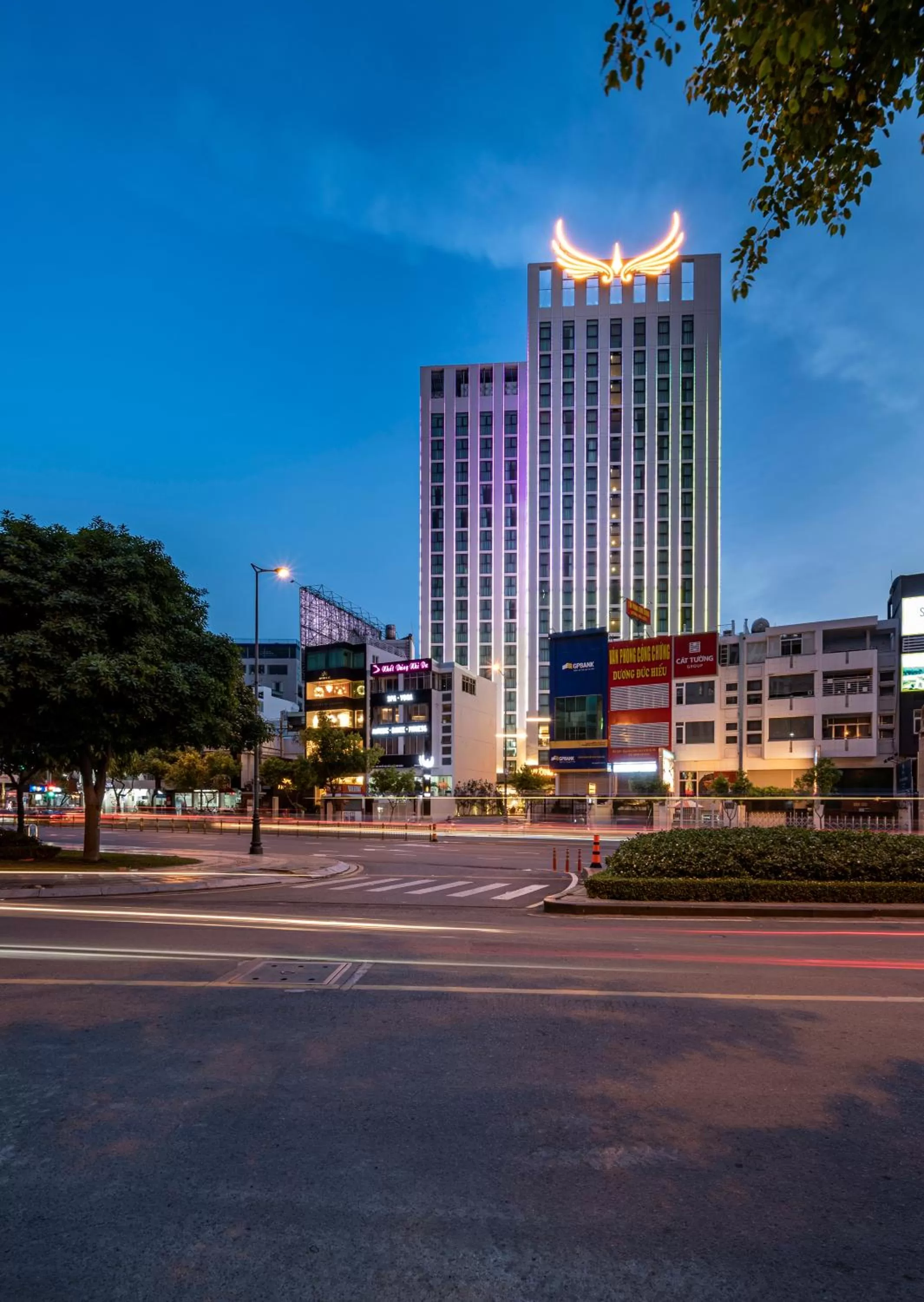 Facade/entrance in Muong Thanh Luxury Saigon Hotel