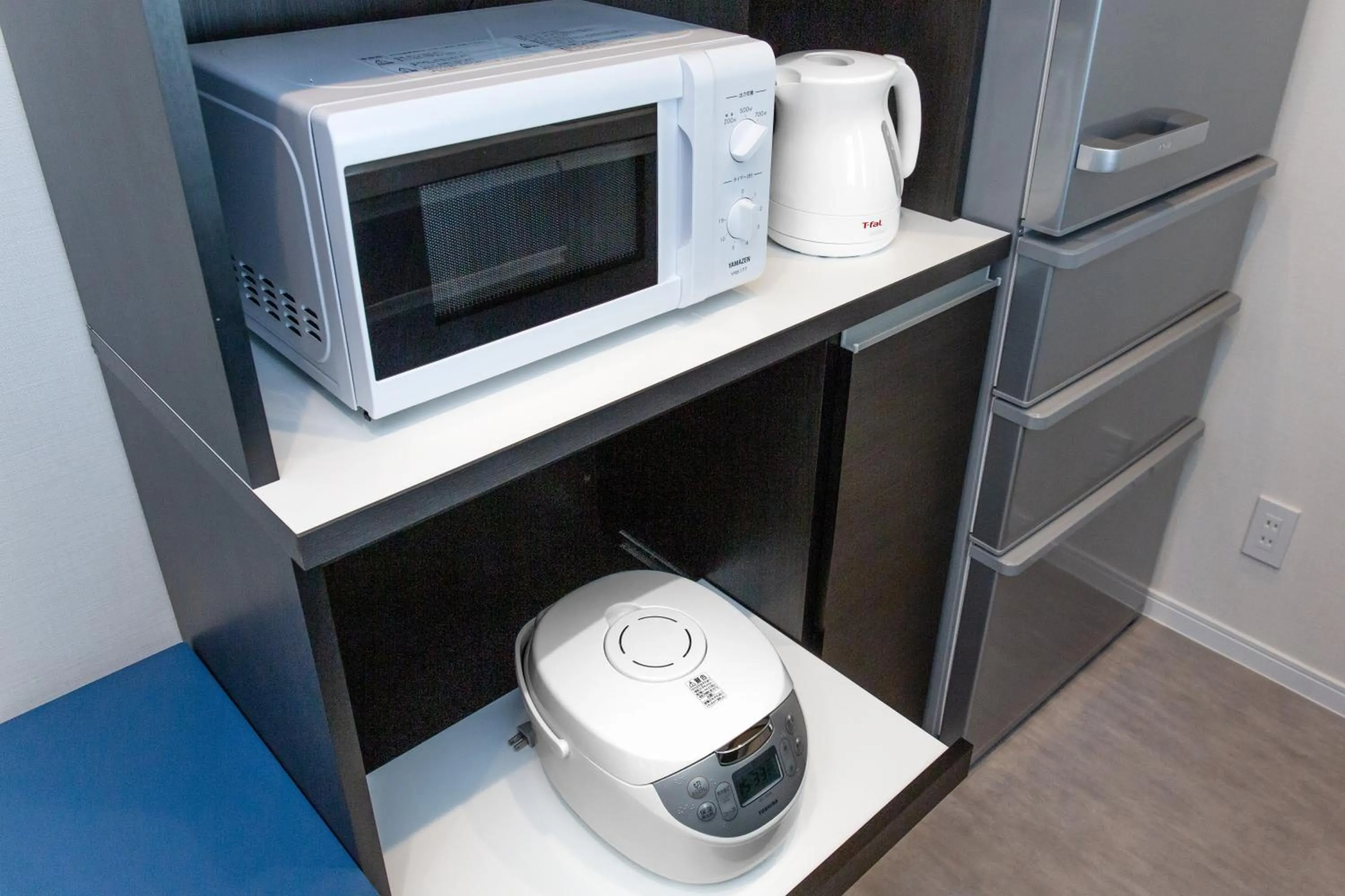 Kitchen or kitchenette in LAPIN MIHAMA Residence Hotel