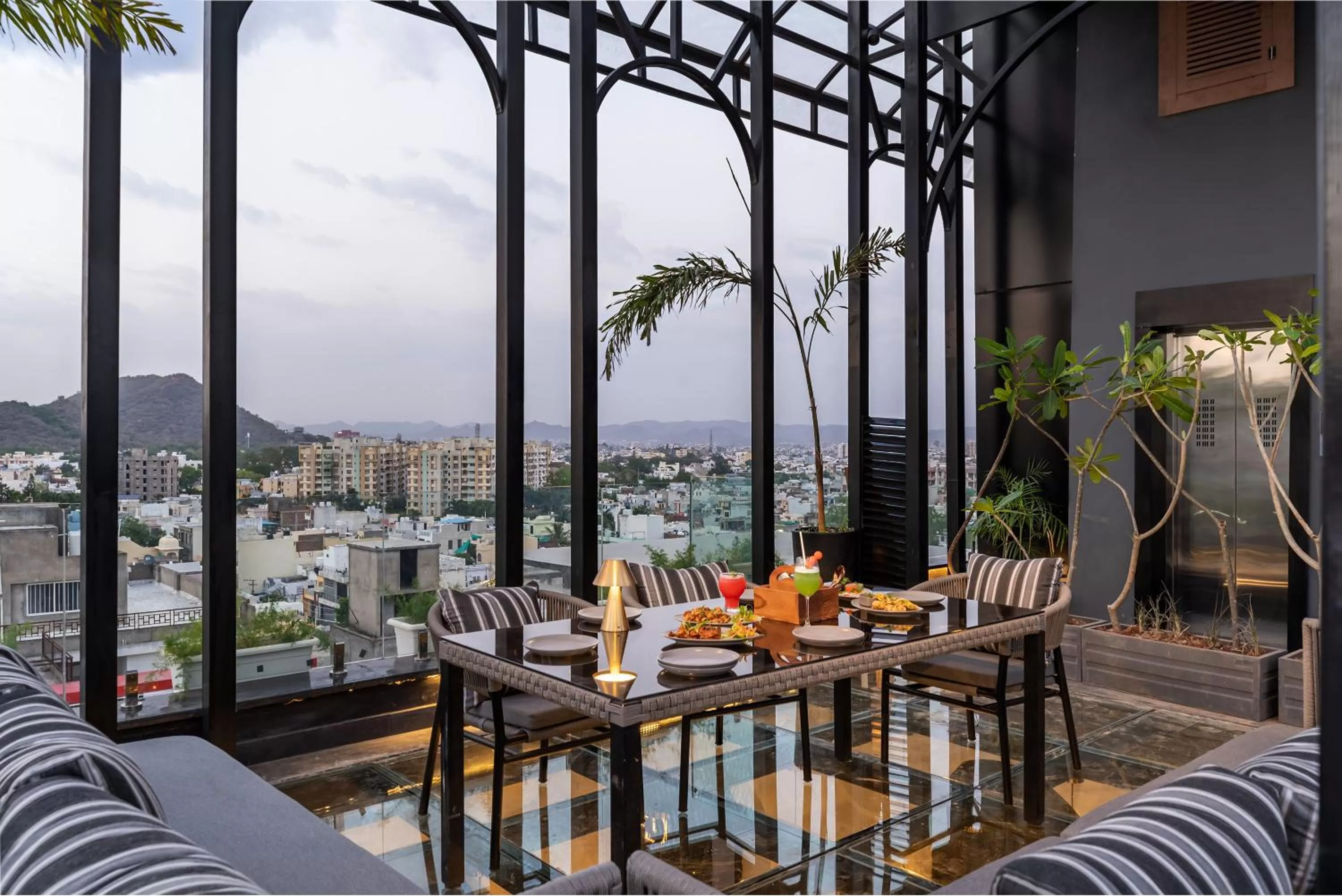 Balcony/Terrace in Downtown Prime A Premium Boutique Hotel Udaipur - My Downtown Hotels