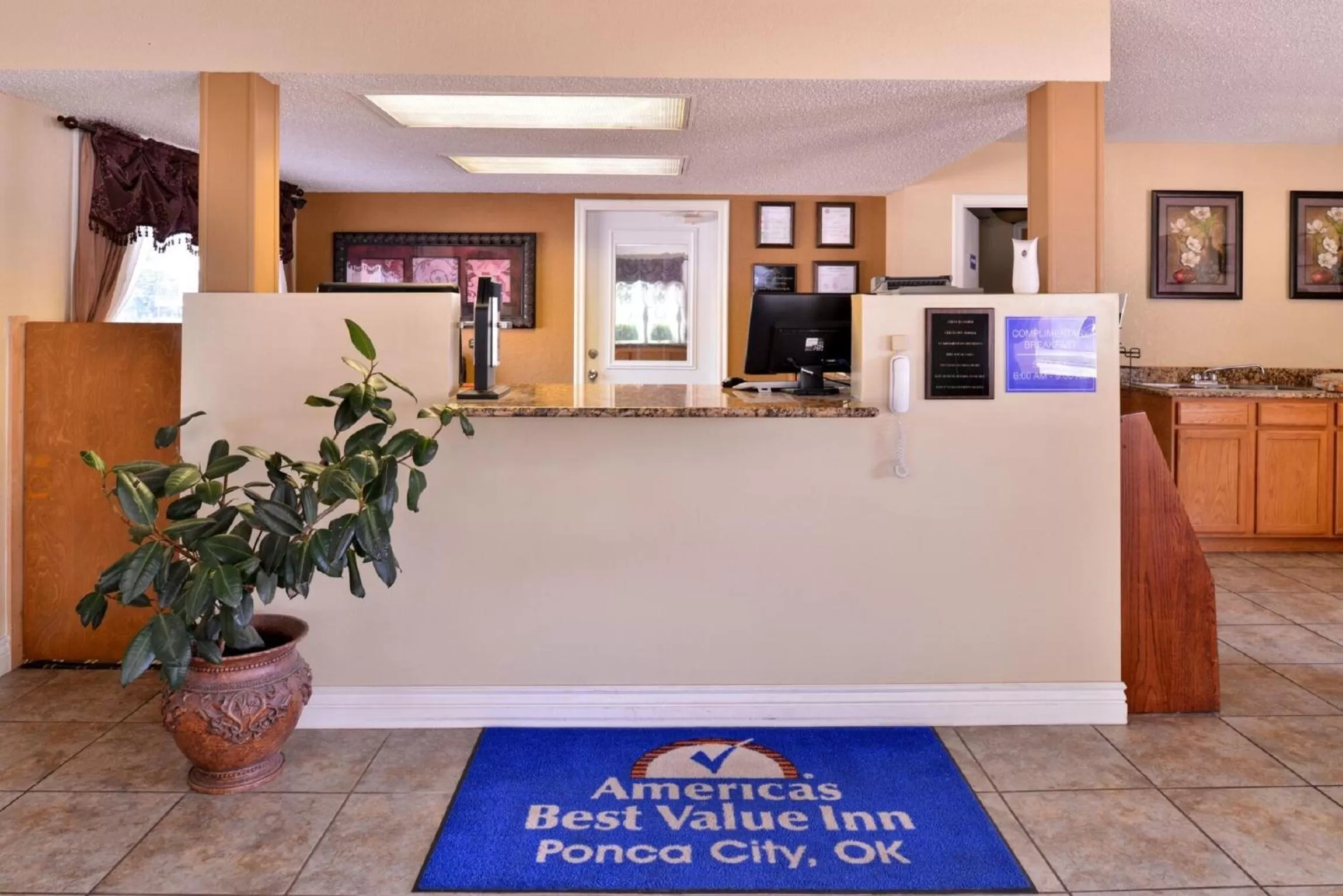 Lobby or reception in Americas Best Value Inn Ponca City