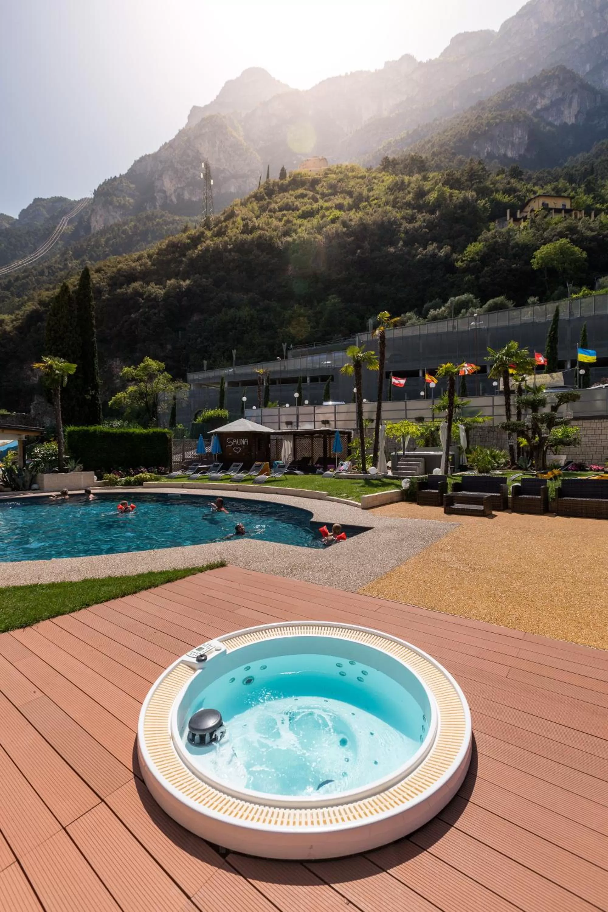 Swimming pool in Hotel Canarino