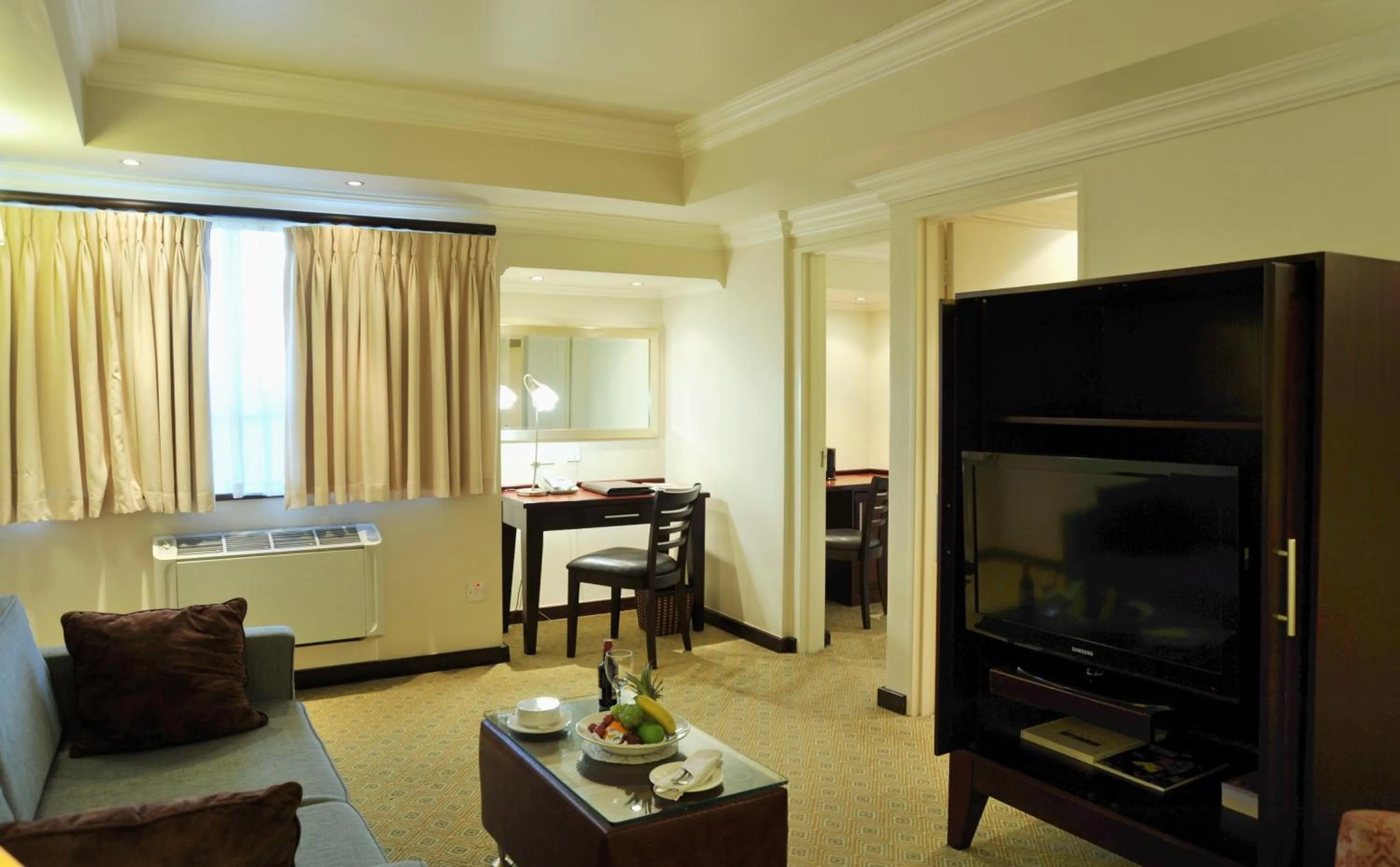 Seating area in Cresta President Hotel