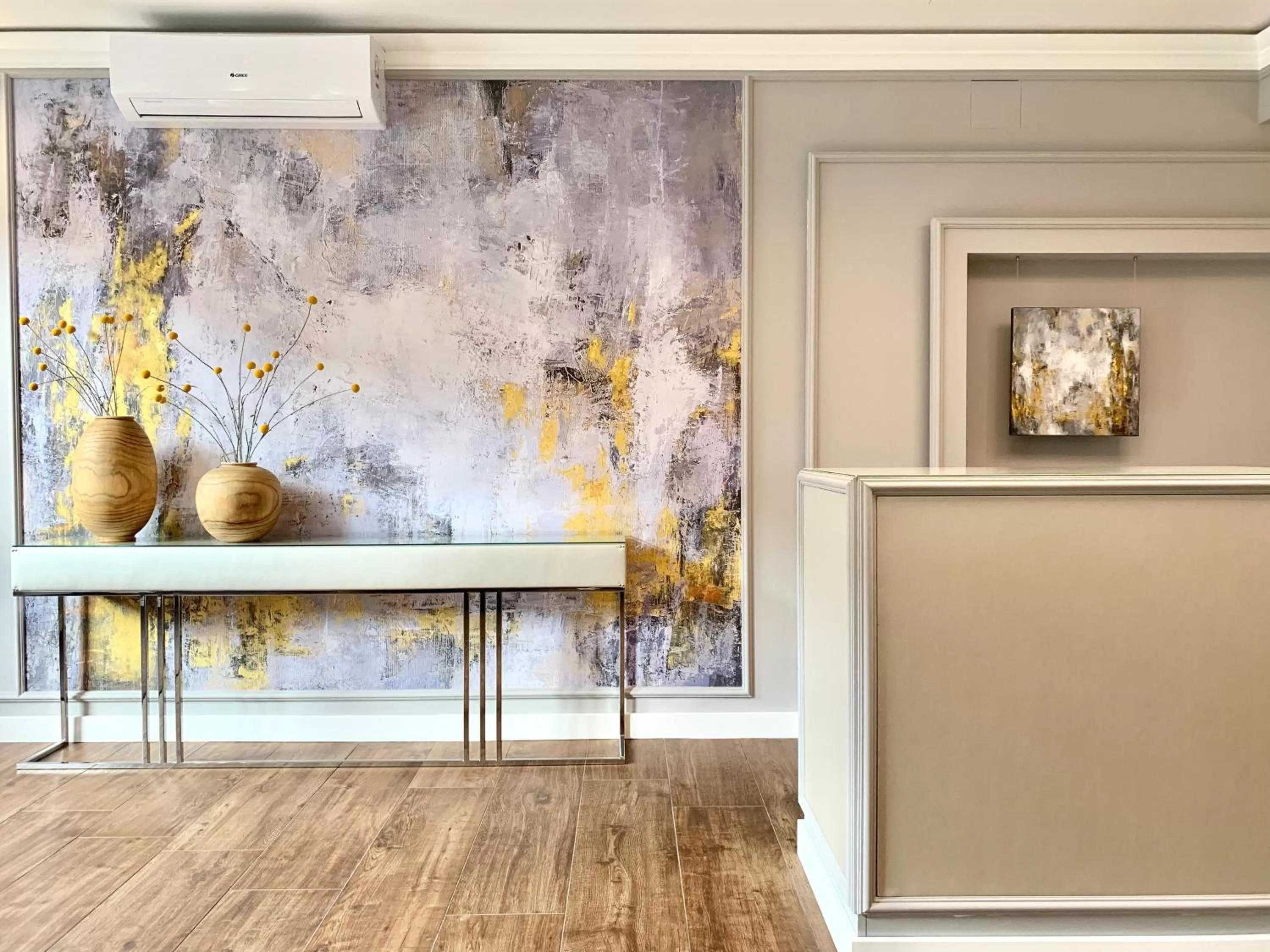 Lobby or reception in Boutique Hotel Center