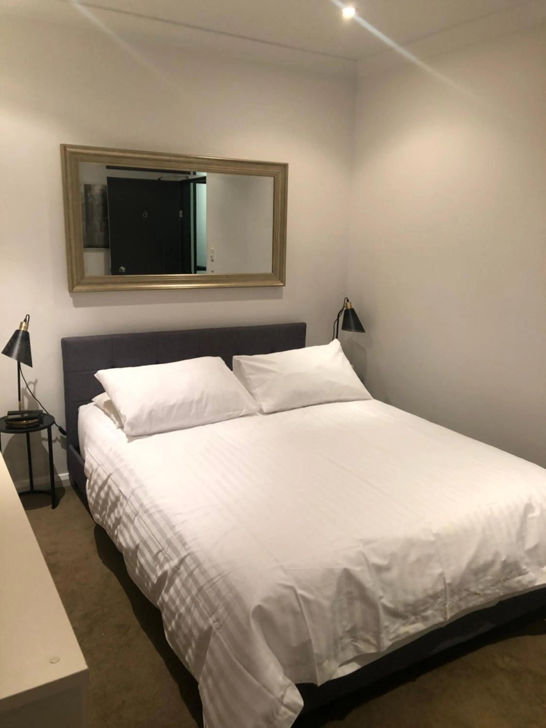 Bed in Hotel 59 Sydney