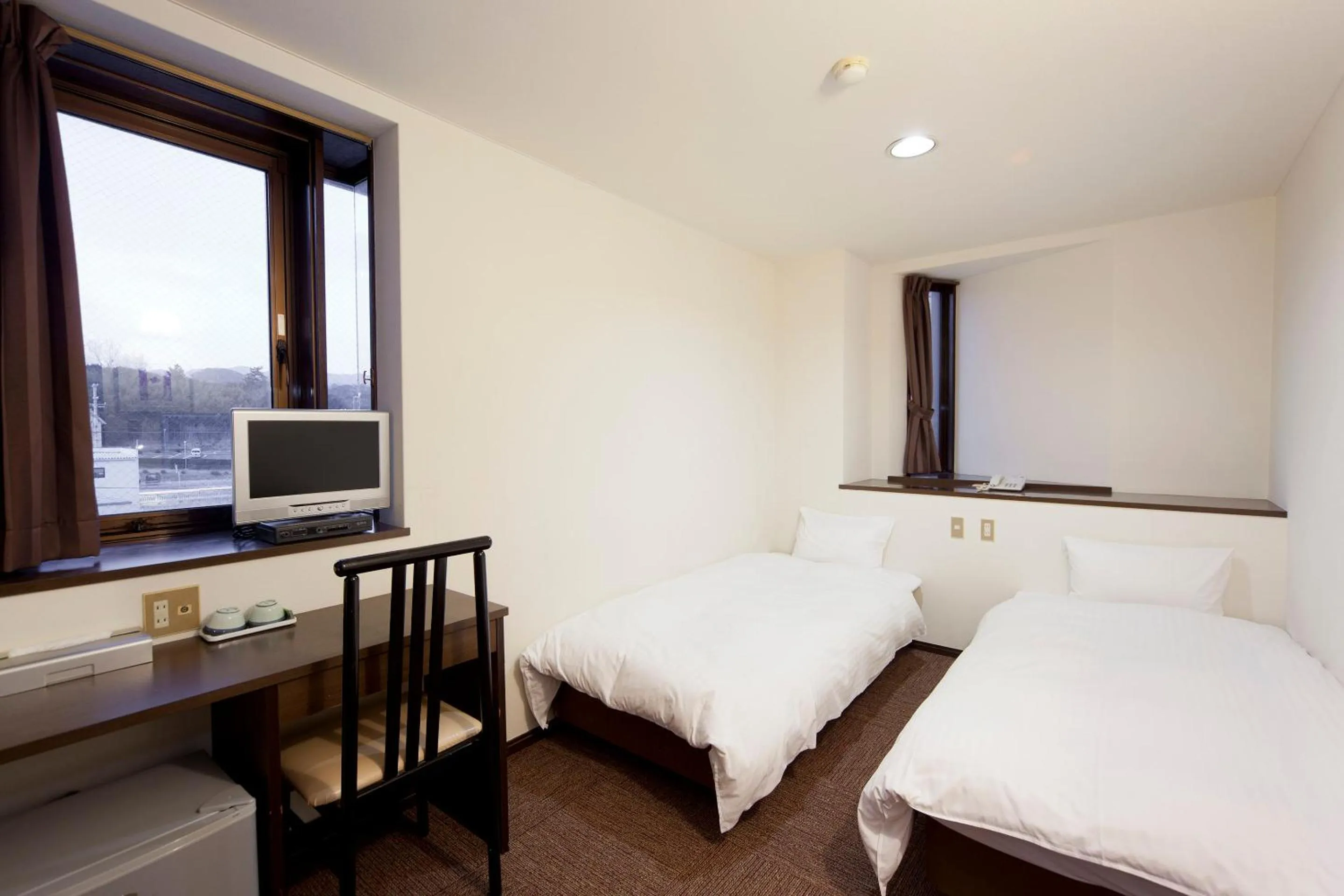 Photo of the whole room, Bed in Athena Kaigetsu