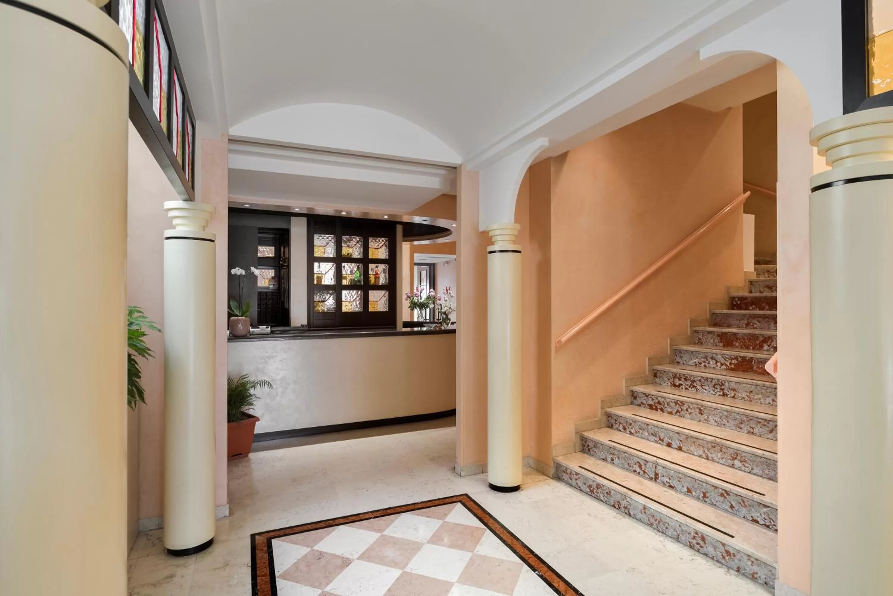 Lobby or reception in Hotel Garibaldi