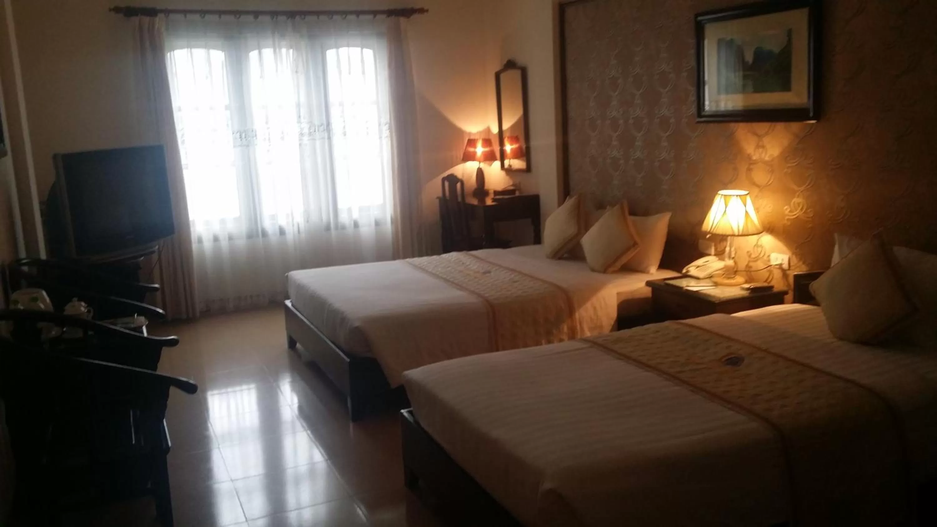 Bed in Thuy Anh Hotel