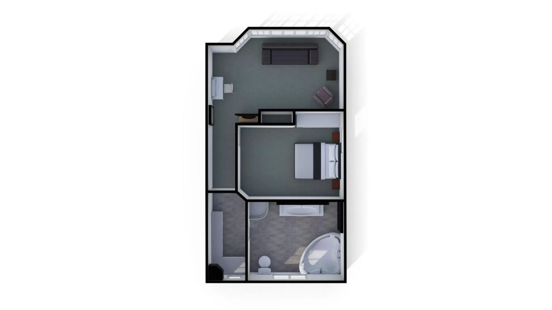 Floor plan in Cambridge Mews Motel