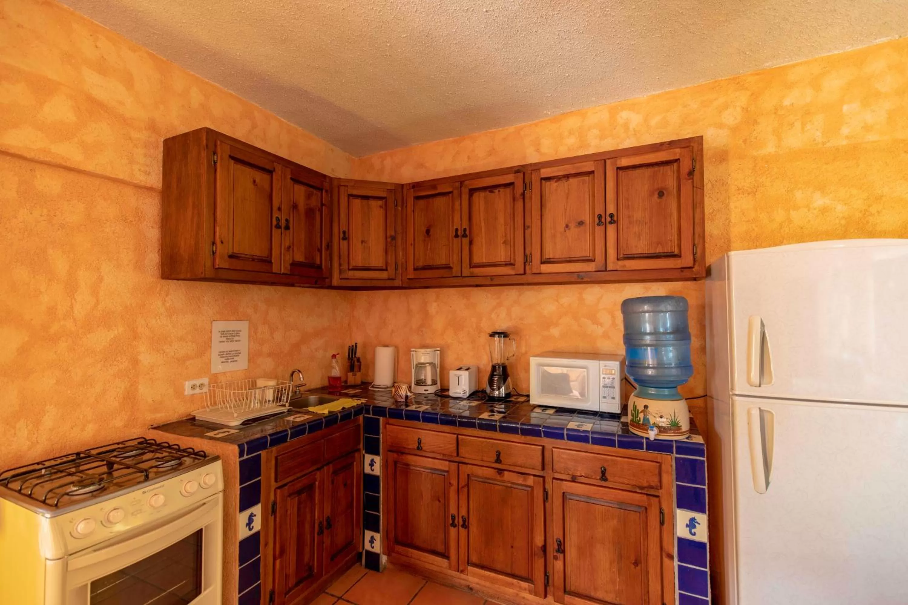 Kitchen or kitchenette in Hotel Posada Luna Sol