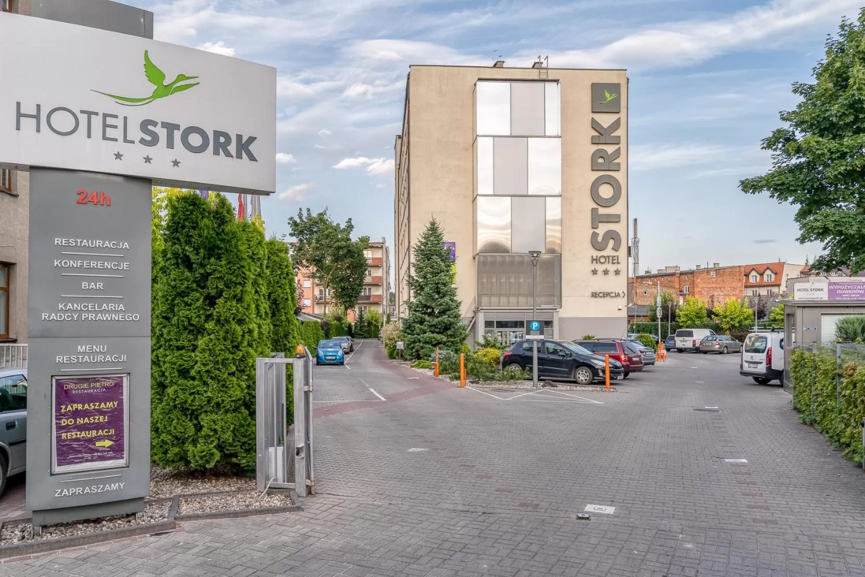 Property building in Hotel Stork