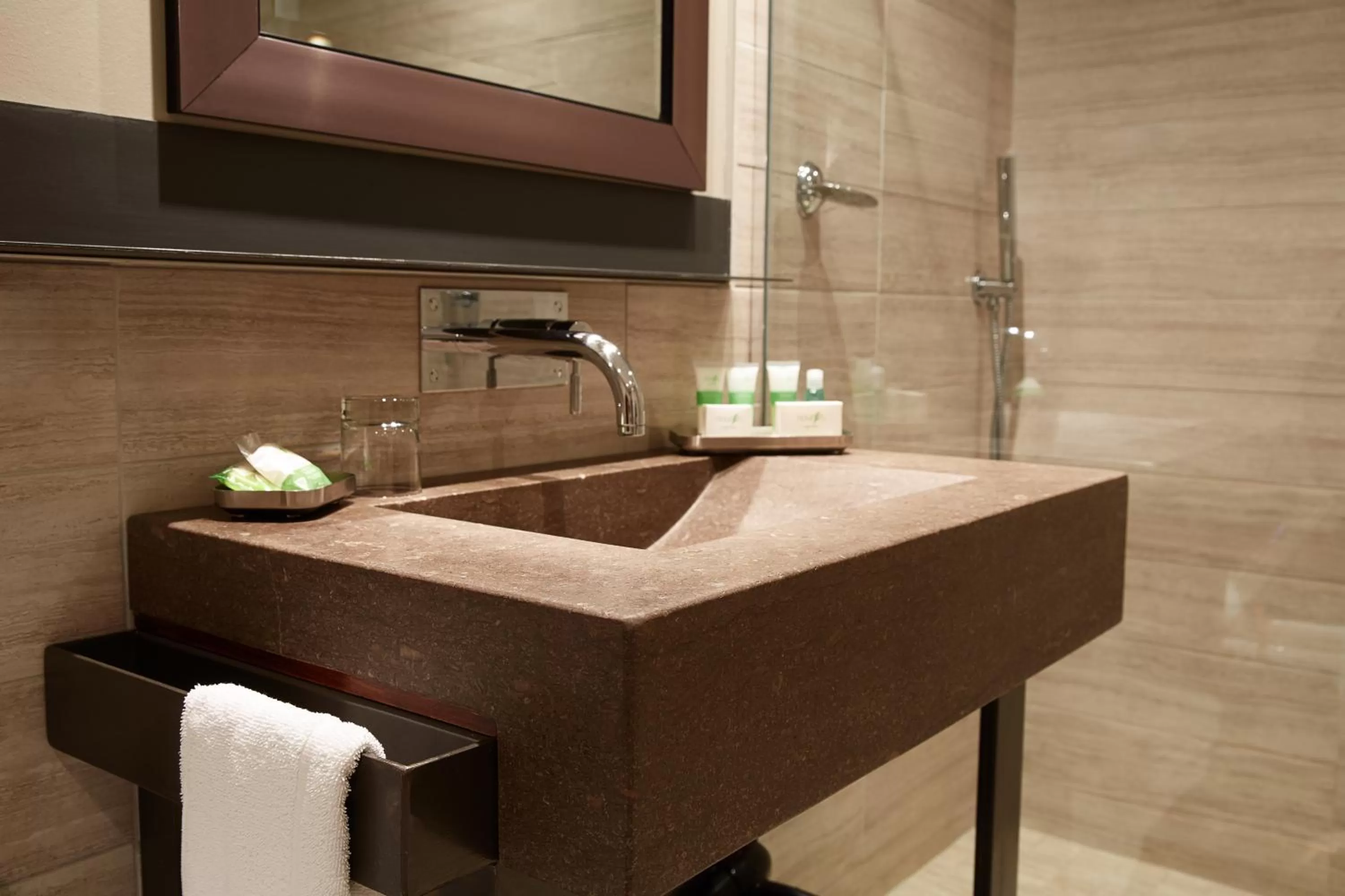 Bathroom in Le Dauphin Montréal-Longueuil