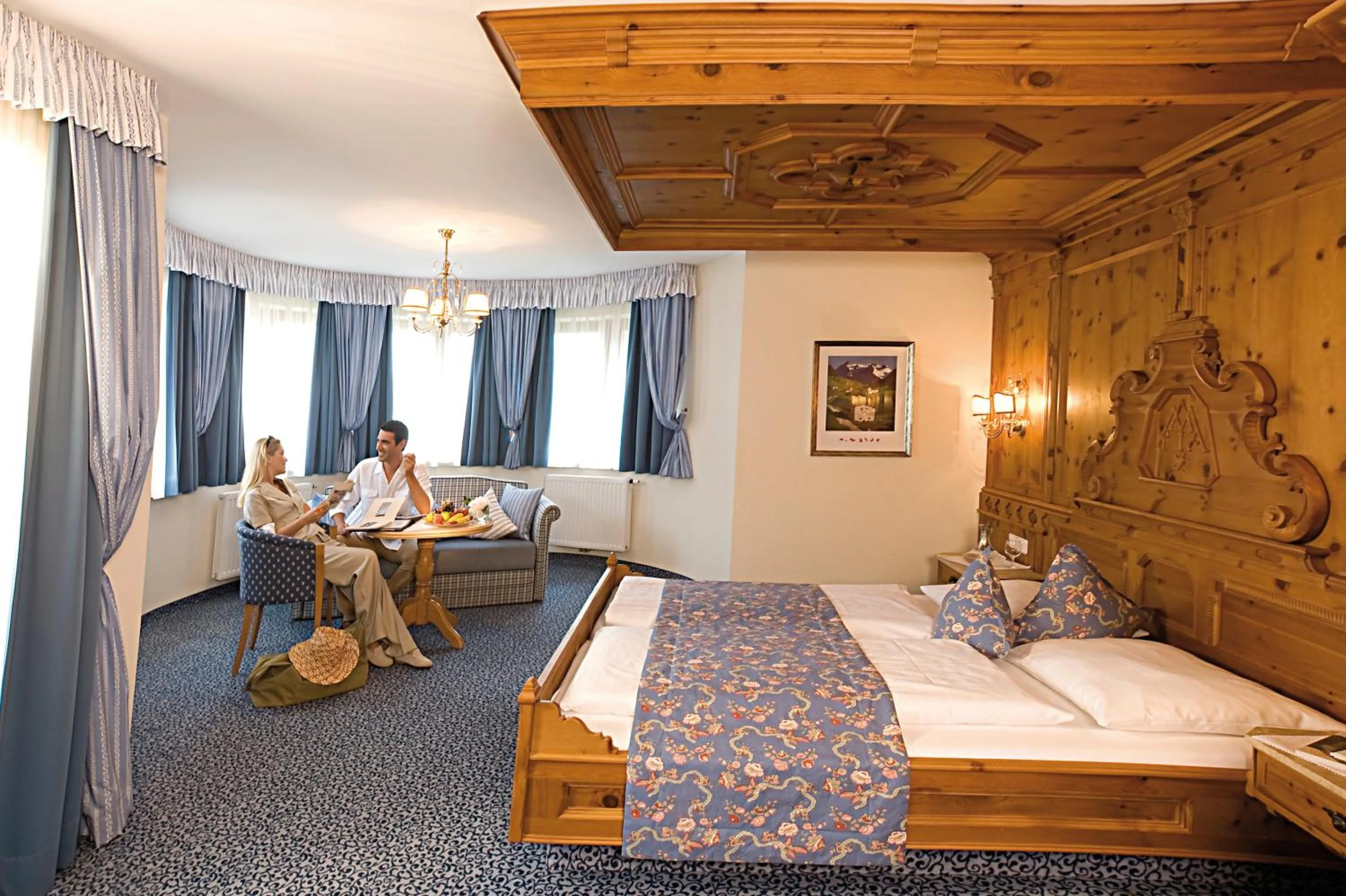 Photo of the whole room, Bed in Luxury All Inclusive Resort Schwarzbrunn 4 Sterne Superior
