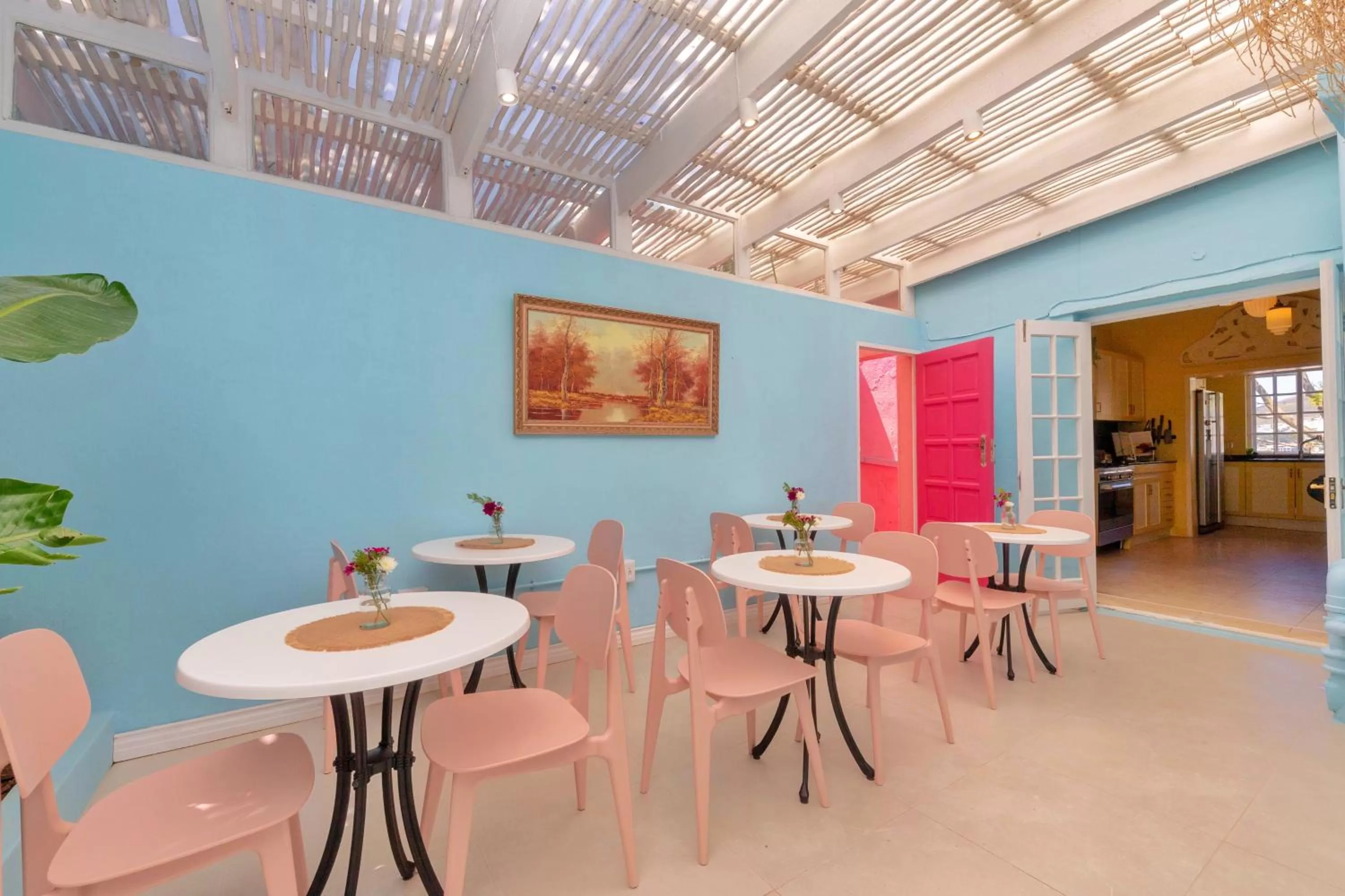 Seating area in Amina Boutique Hotel