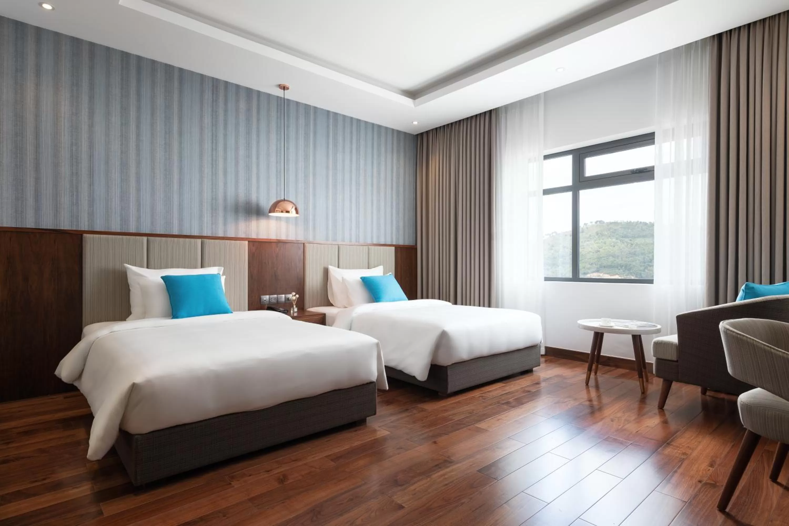 Bed in D'Lecia Ha Long Hotel