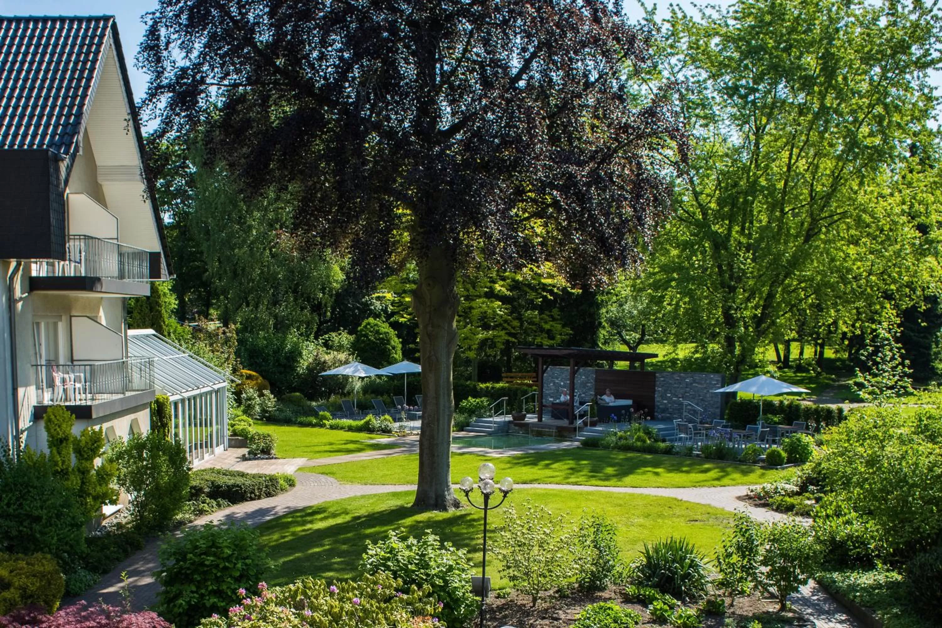 Garden in Ferienhotel Haus Becker