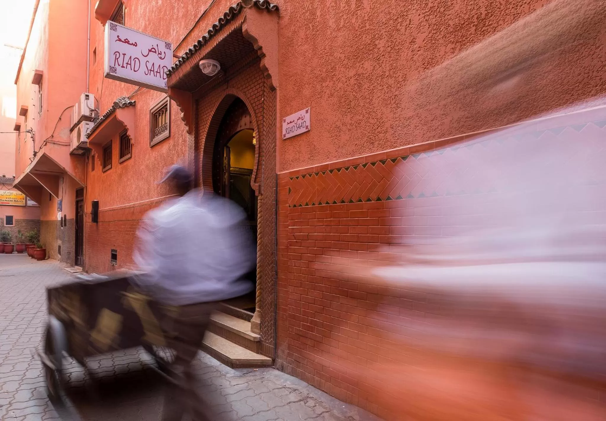 Facade/entrance in Riad Saad