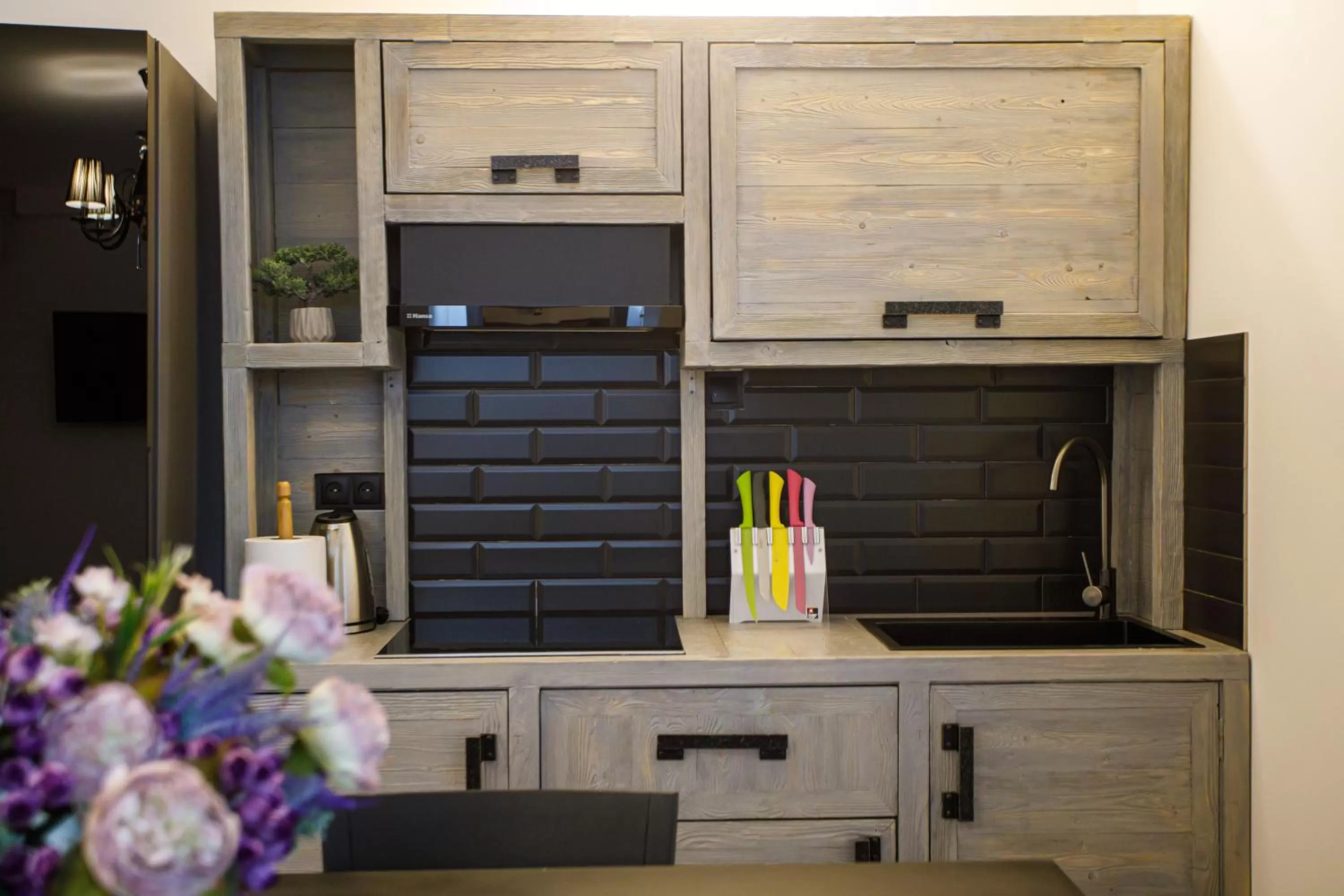 Kitchen or kitchenette in The Phoenix Boutique Hotel