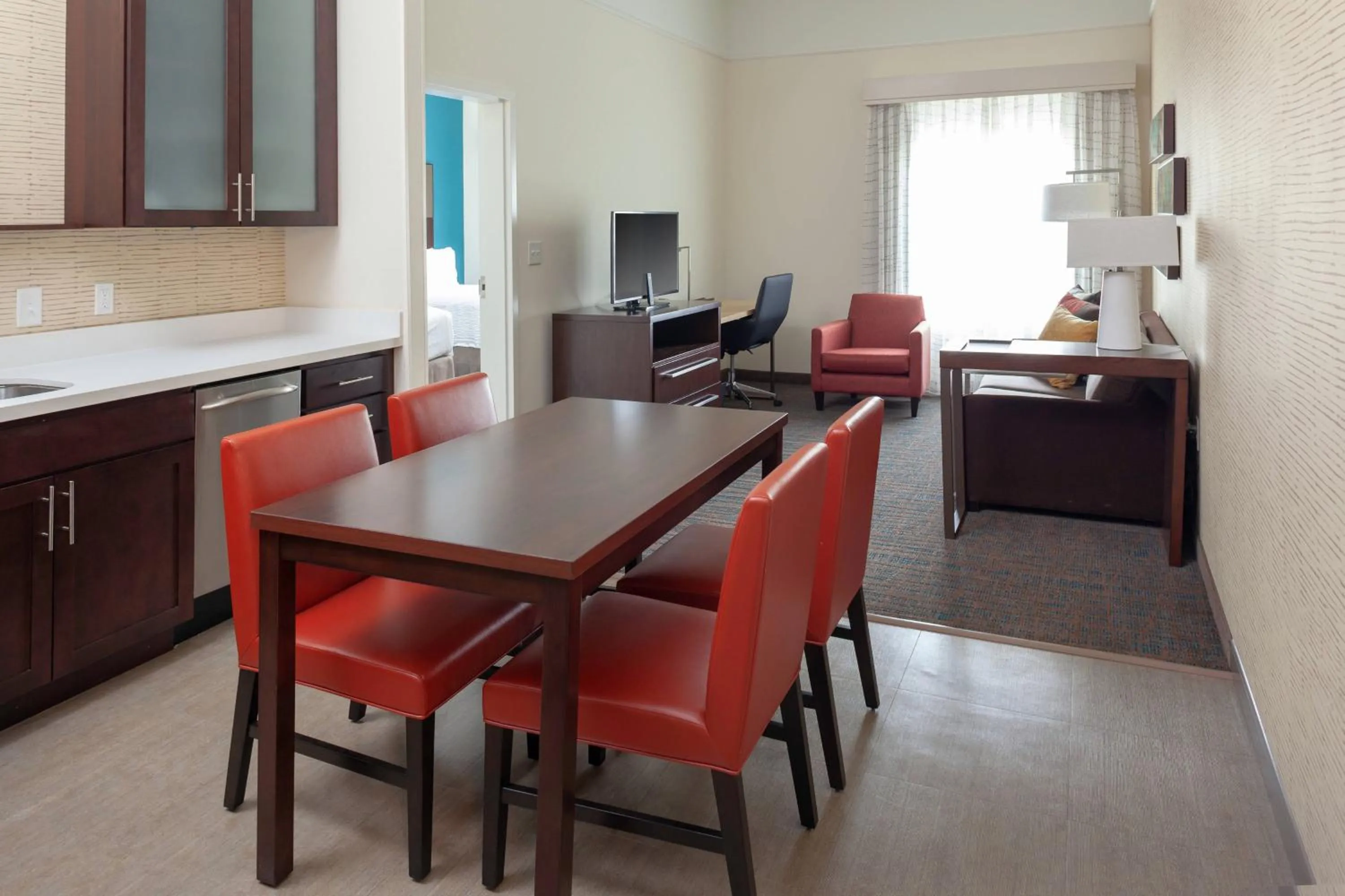 One-Bedroom Queen Suite with Sofa Bed - Hearing Accessible in Residence Inn by Marriott Atlanta McDonough