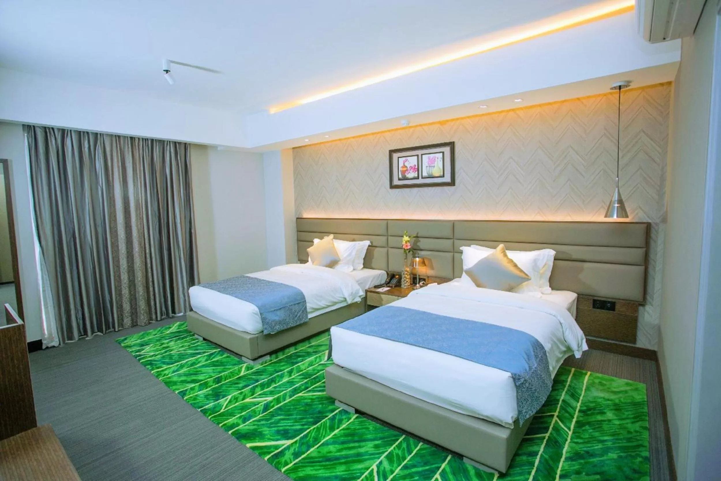 View (from property/room), Bed in Hotel Omni Residency Dhaka