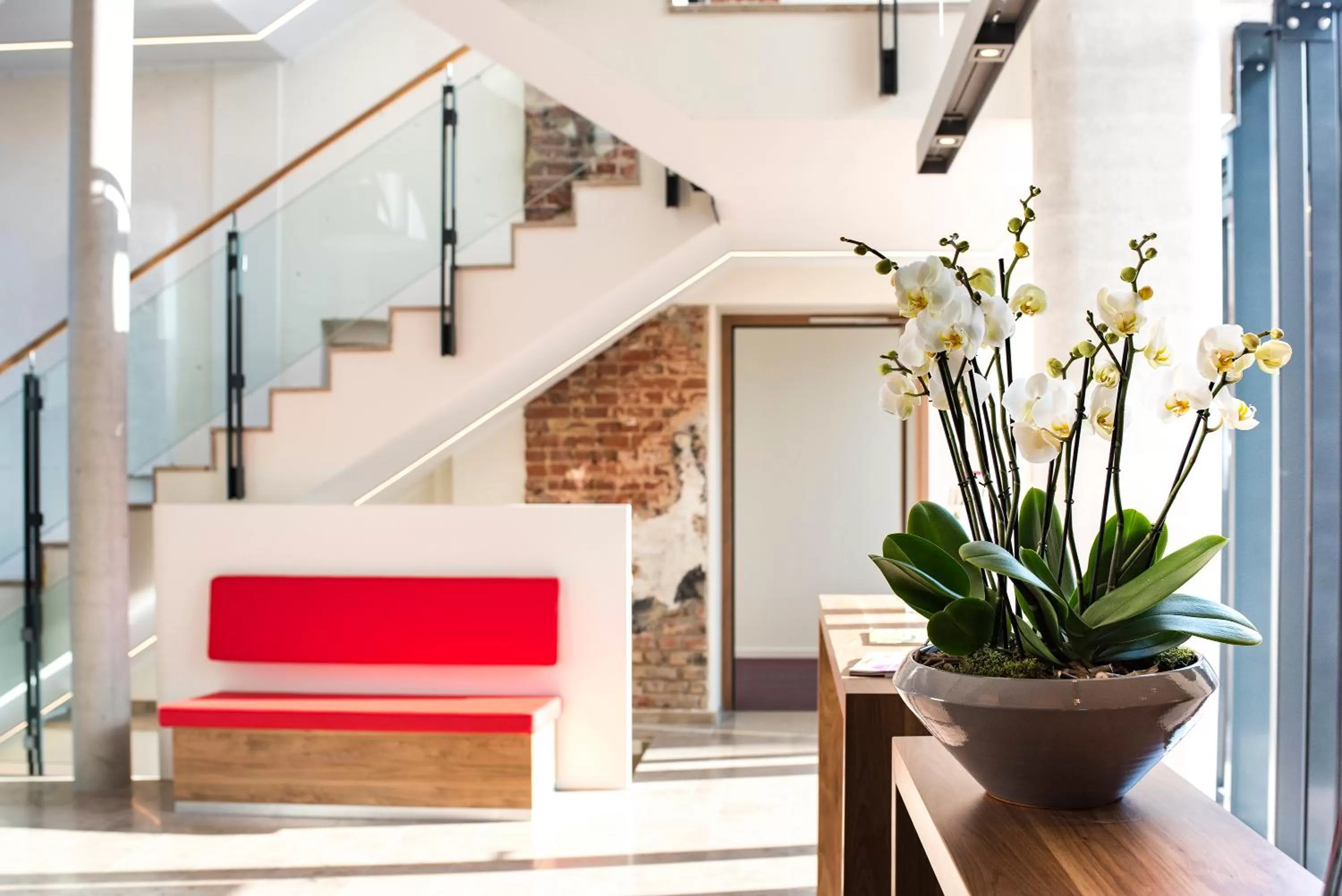 Lobby or reception in Alexianer Hotel am Wasserturm