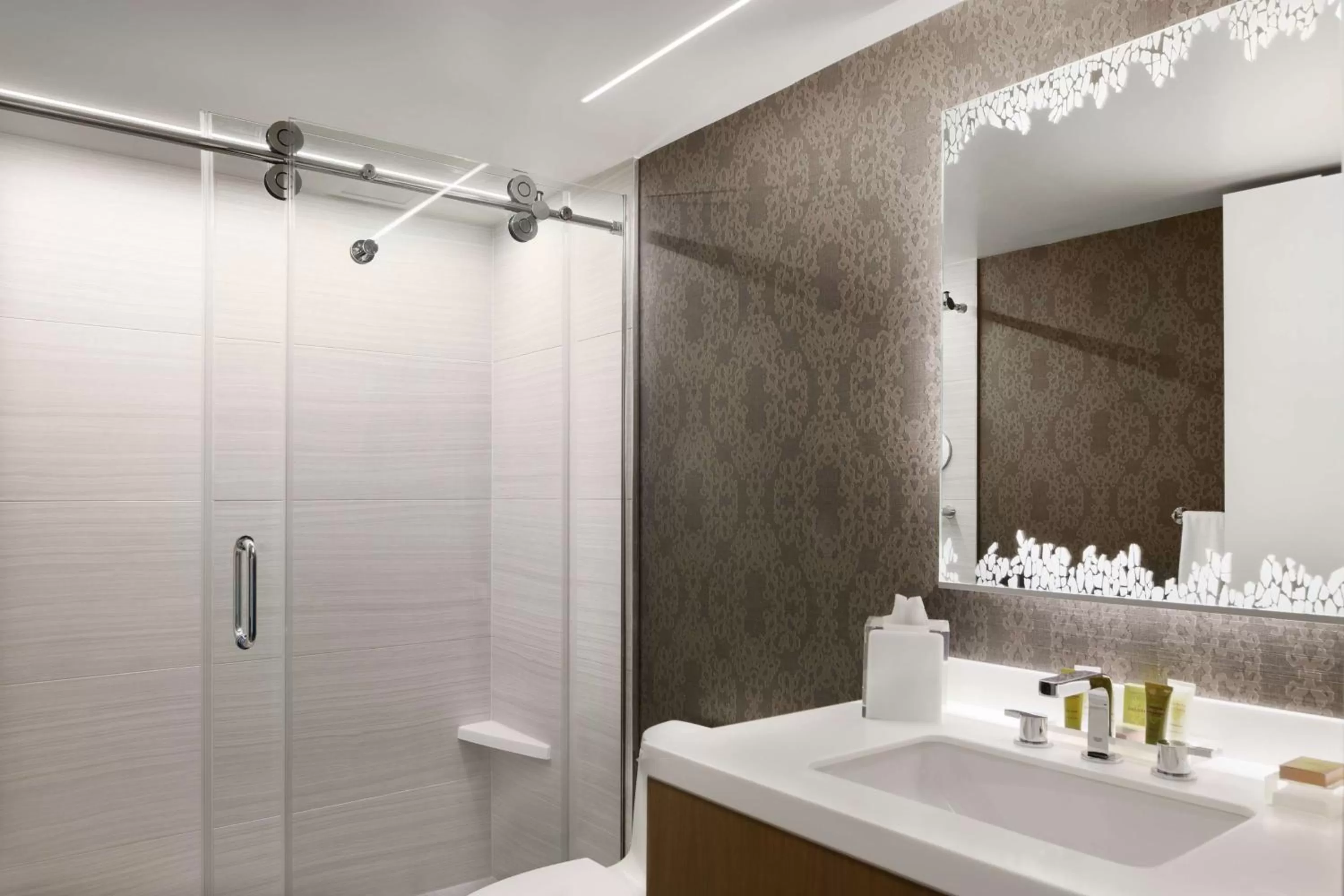 Bathroom in Hilton Washington DC National Mall The Wharf