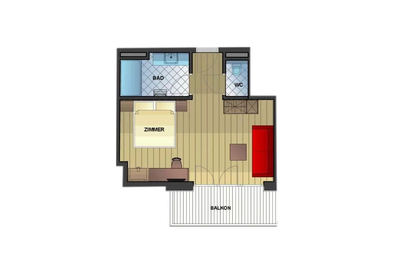 Photo of the whole room in Appartement-Pension Kendlbacher