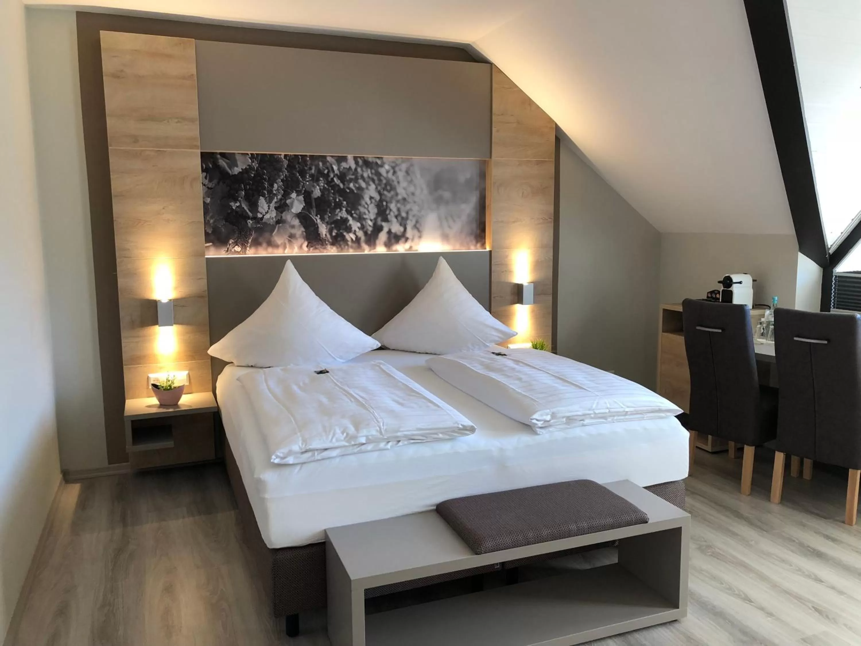 Photo of the whole room, Bed in Hotel Traumblick