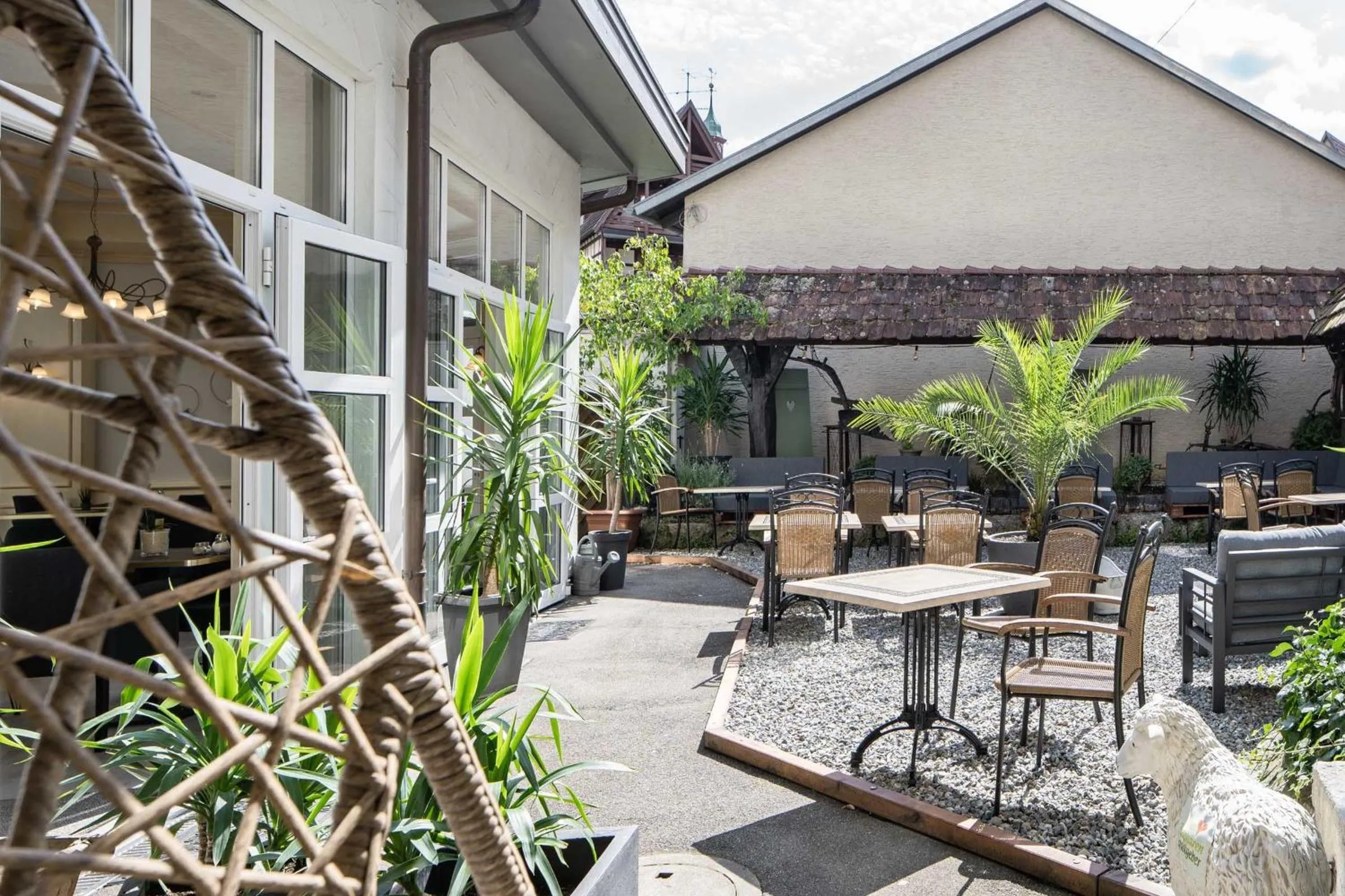 Patio in Flair Hotel Vier Jahreszeiten