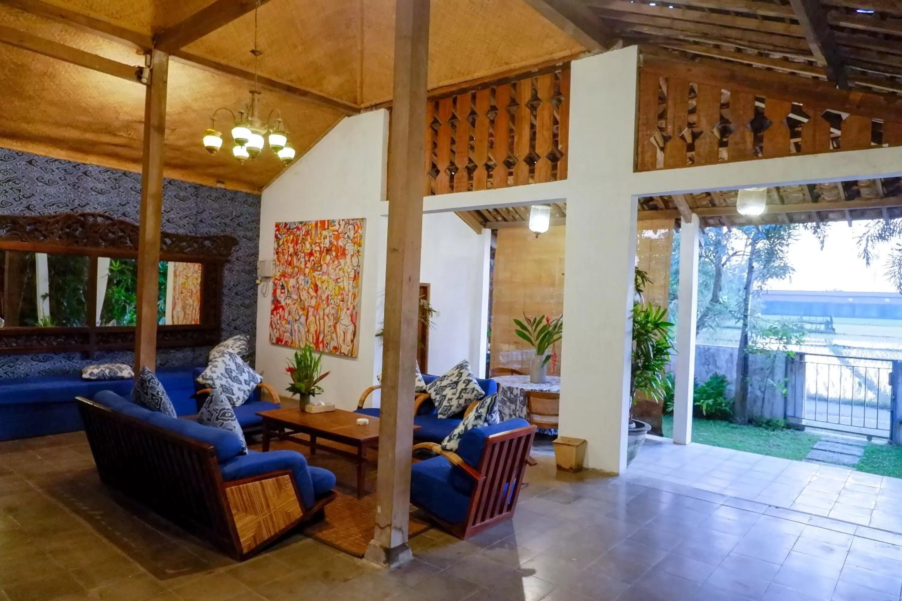 Living room in D'omah Yogya Hotel