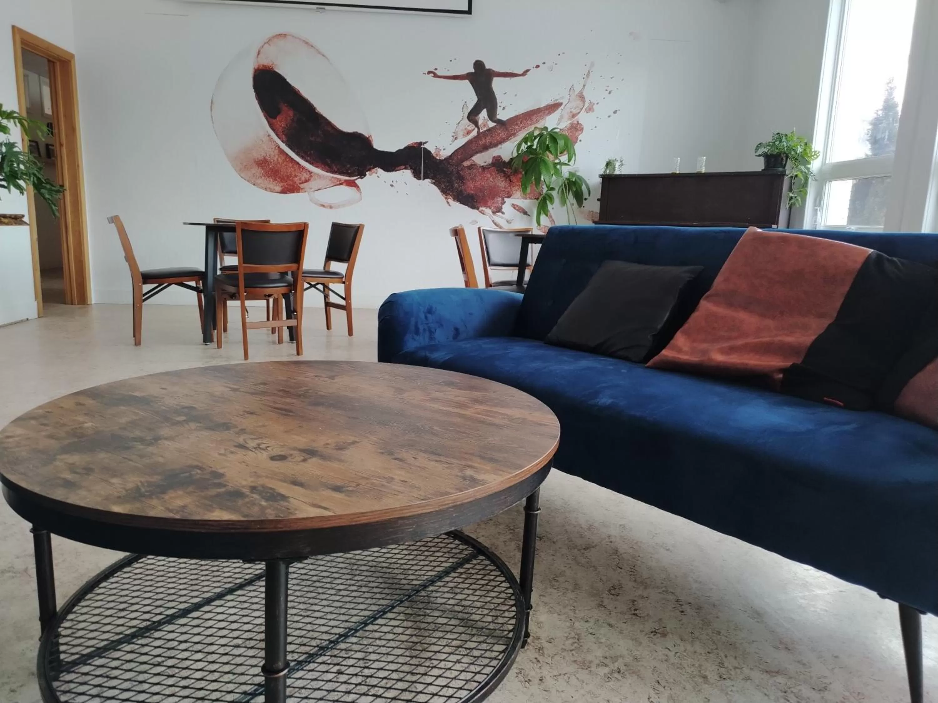 Living room in Auberge La Petite École de Forillon