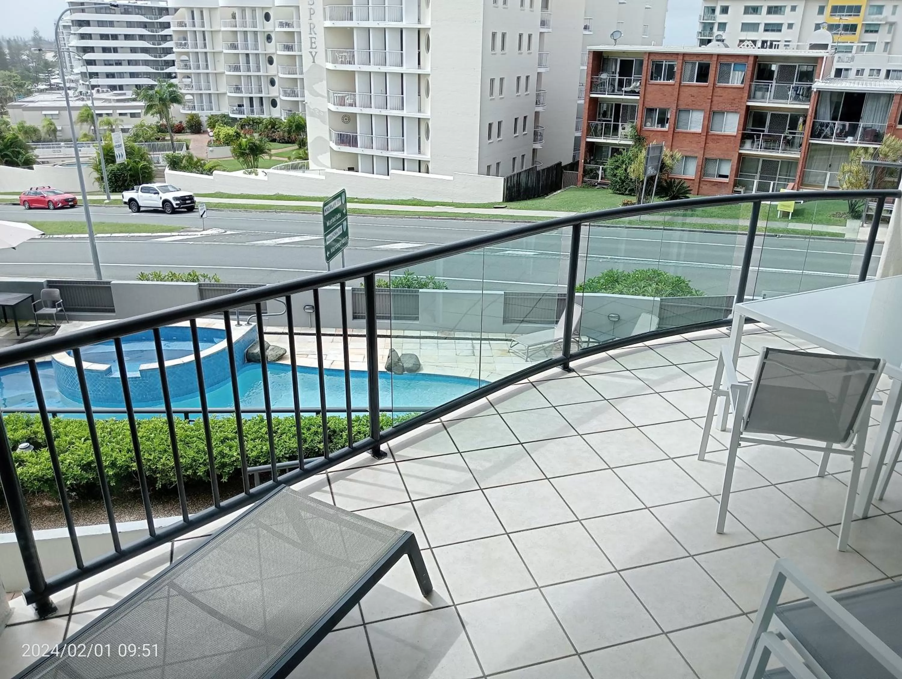 Balcony/Terrace in Alexandra on the Pacific