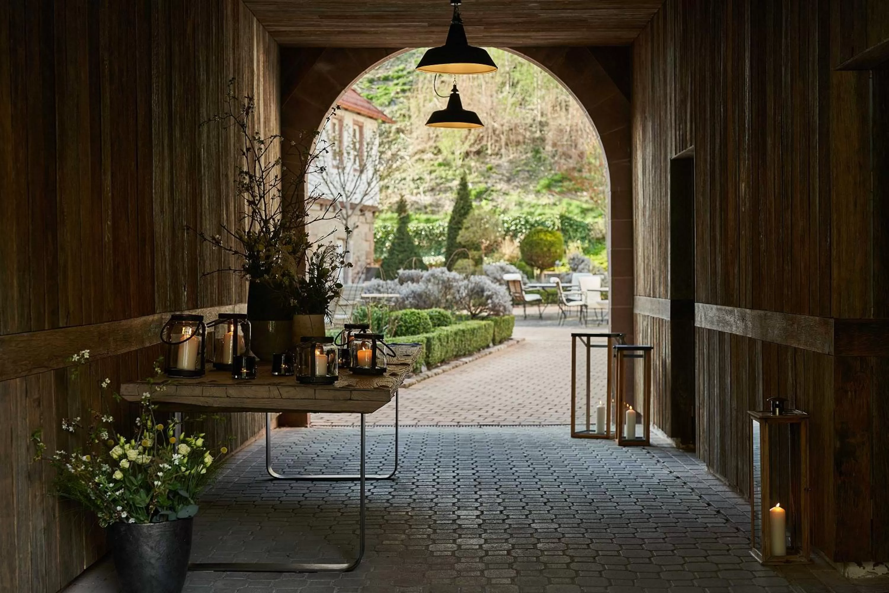 Patio in Relais & Châteaux Hardenberg BurgHotel