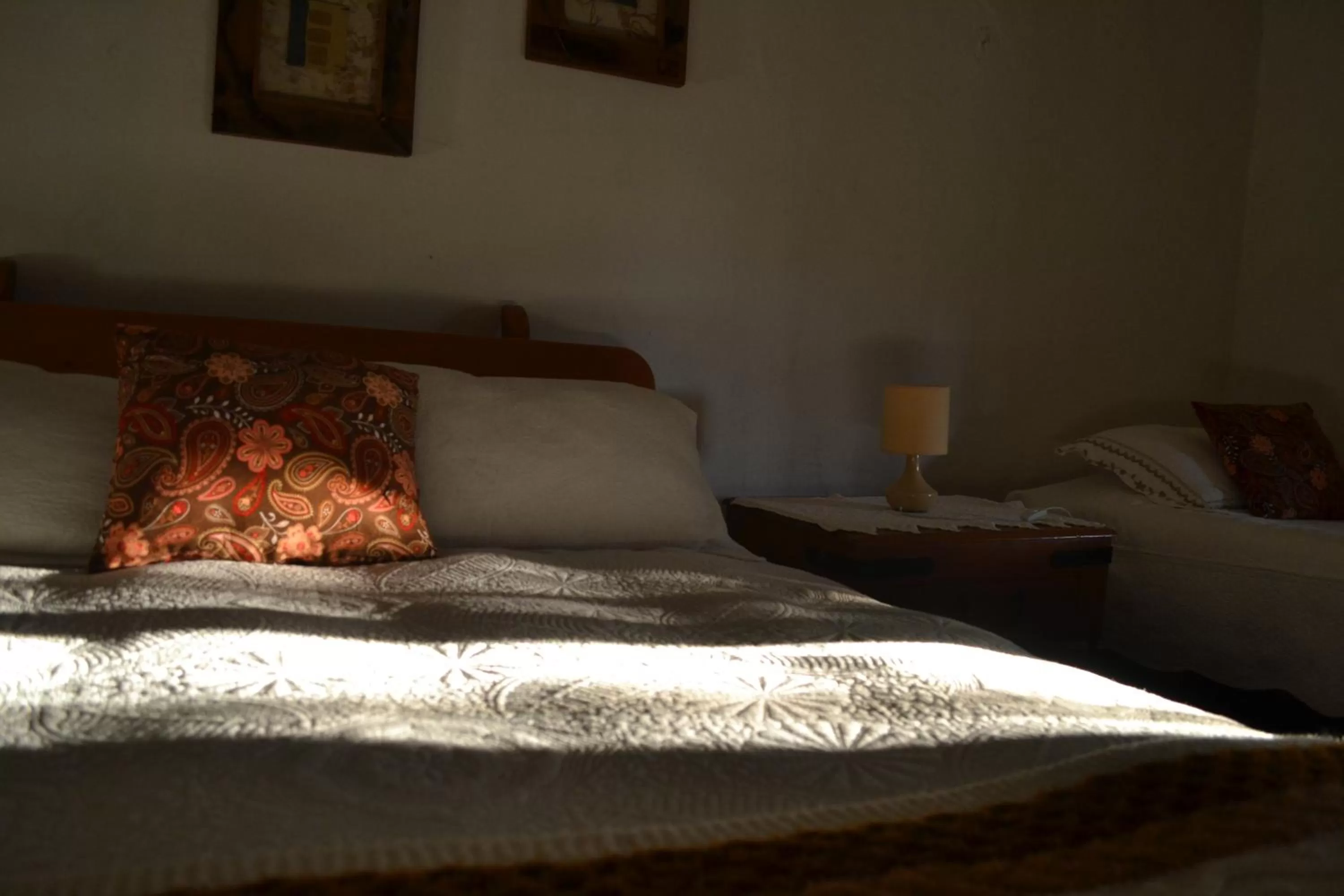 Bedroom, Bed in La Casa de Adobe Natural y Más