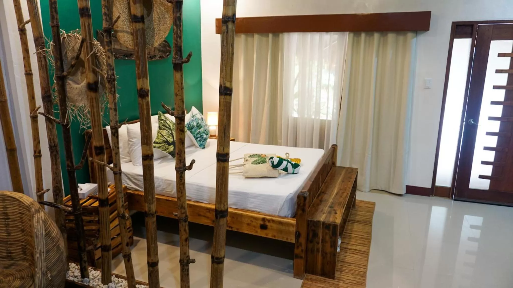 Bed in La Colonial Resort