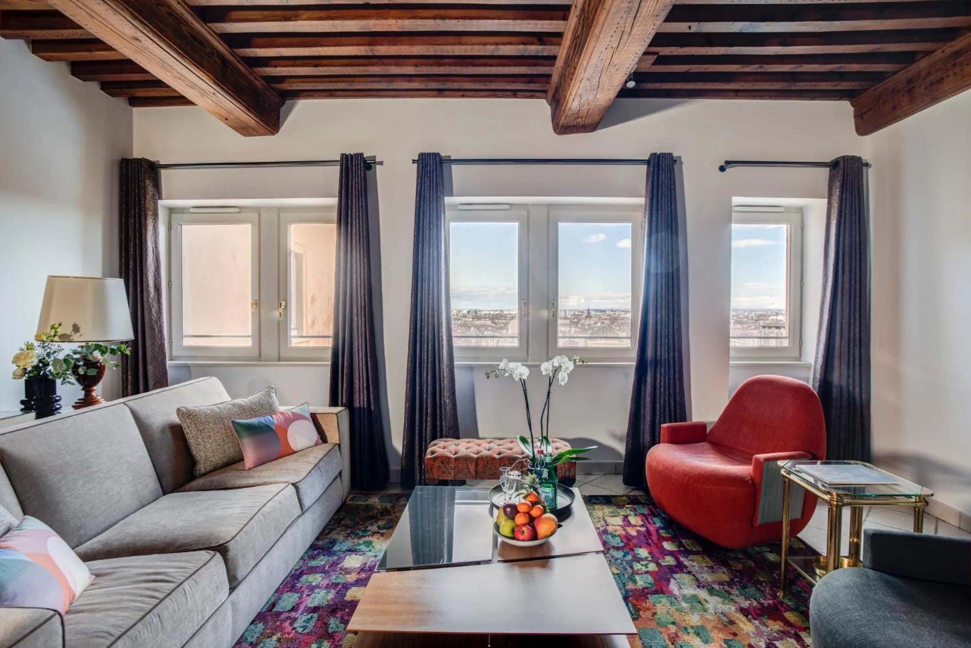 Living room in Villa Florentine, A Beauvallon Hotel & Spa