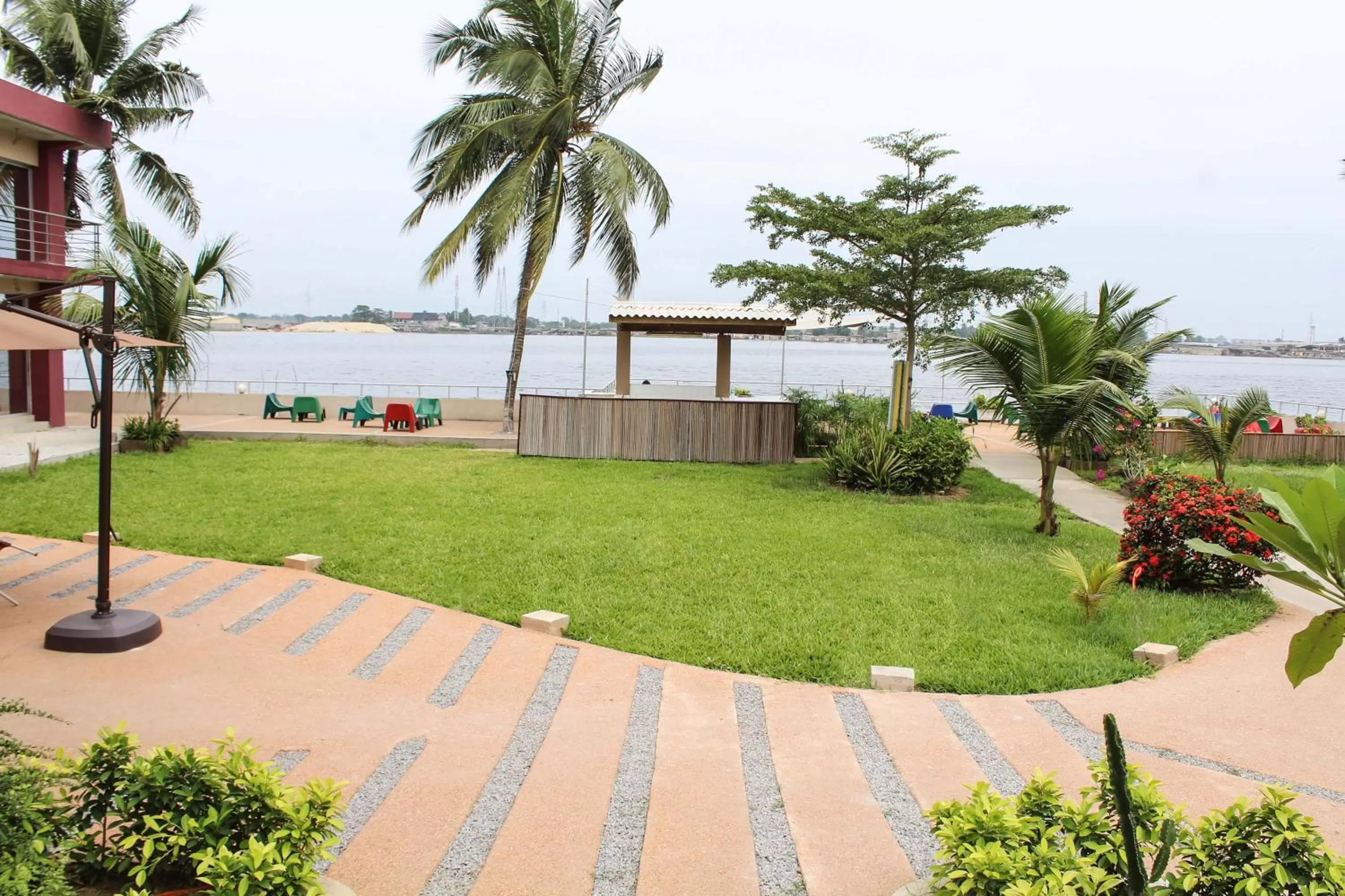 Garden in Hotel Le Marly