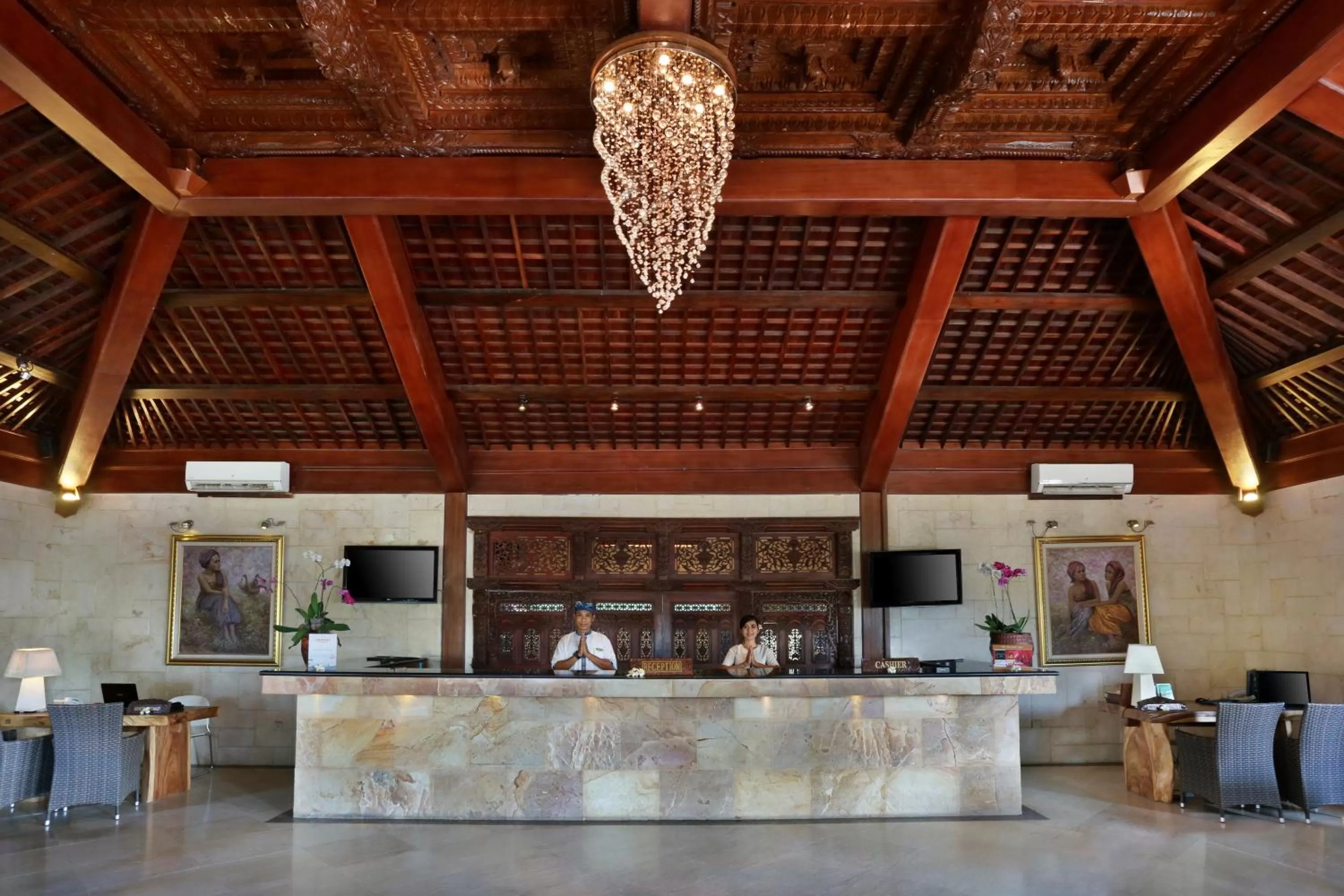 Lobby or reception in Vila Ombak